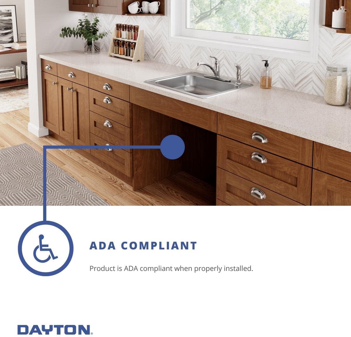 Dayton 25" L x 21" W Drop in Kitchen Sink