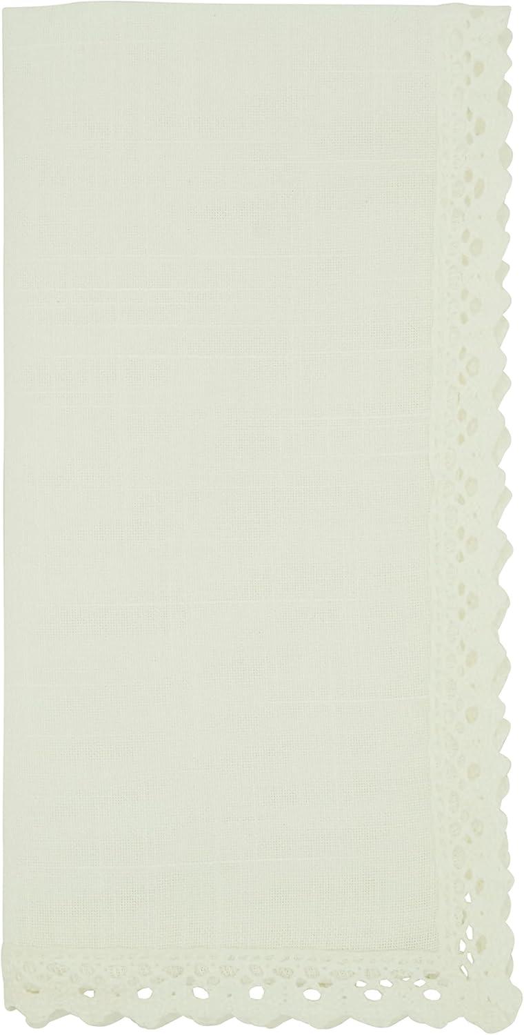 Saro Abilene Collection Polyester Square Napkin (Set of 4)