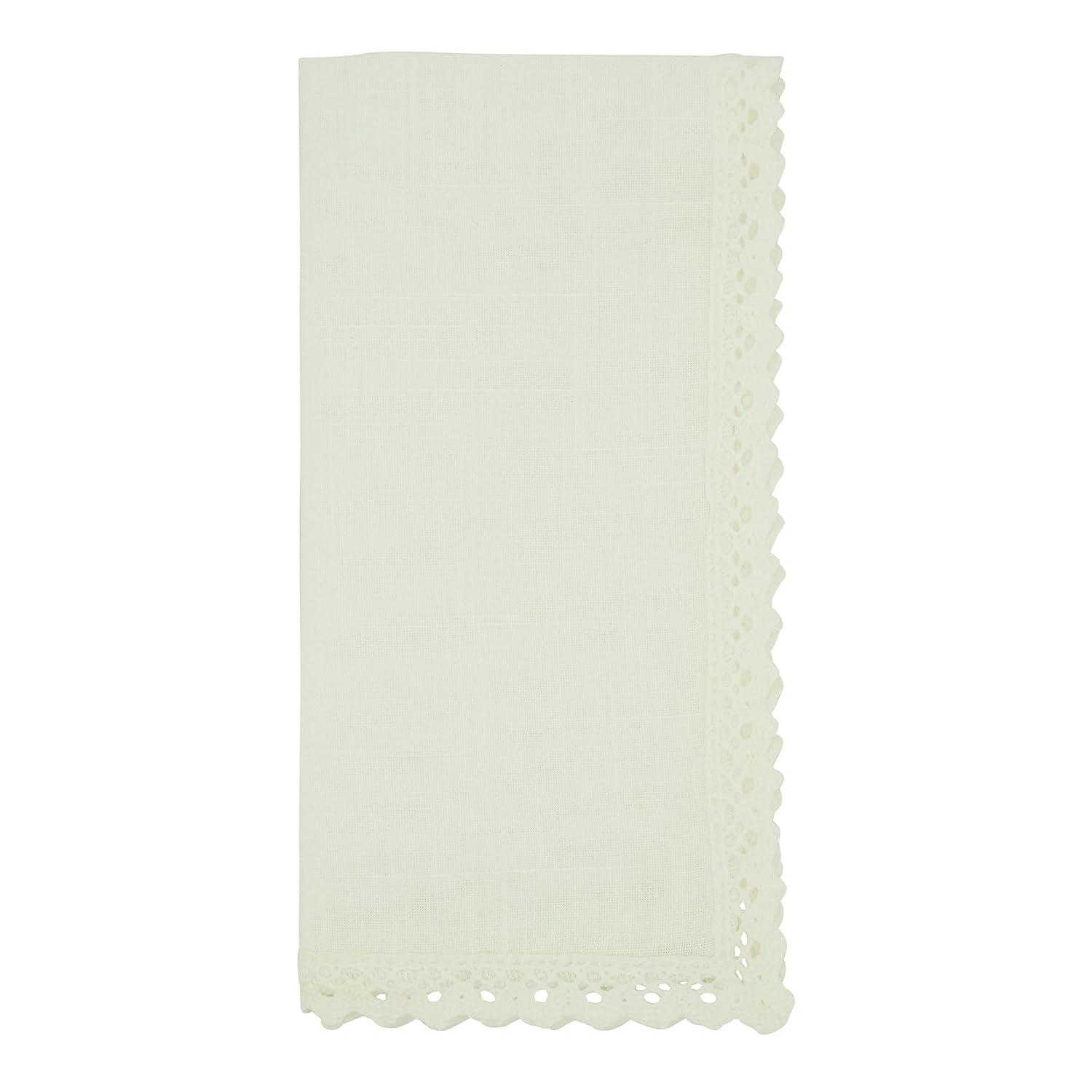 Saro Abilene Collection Polyester Square Napkin (Set of 4)