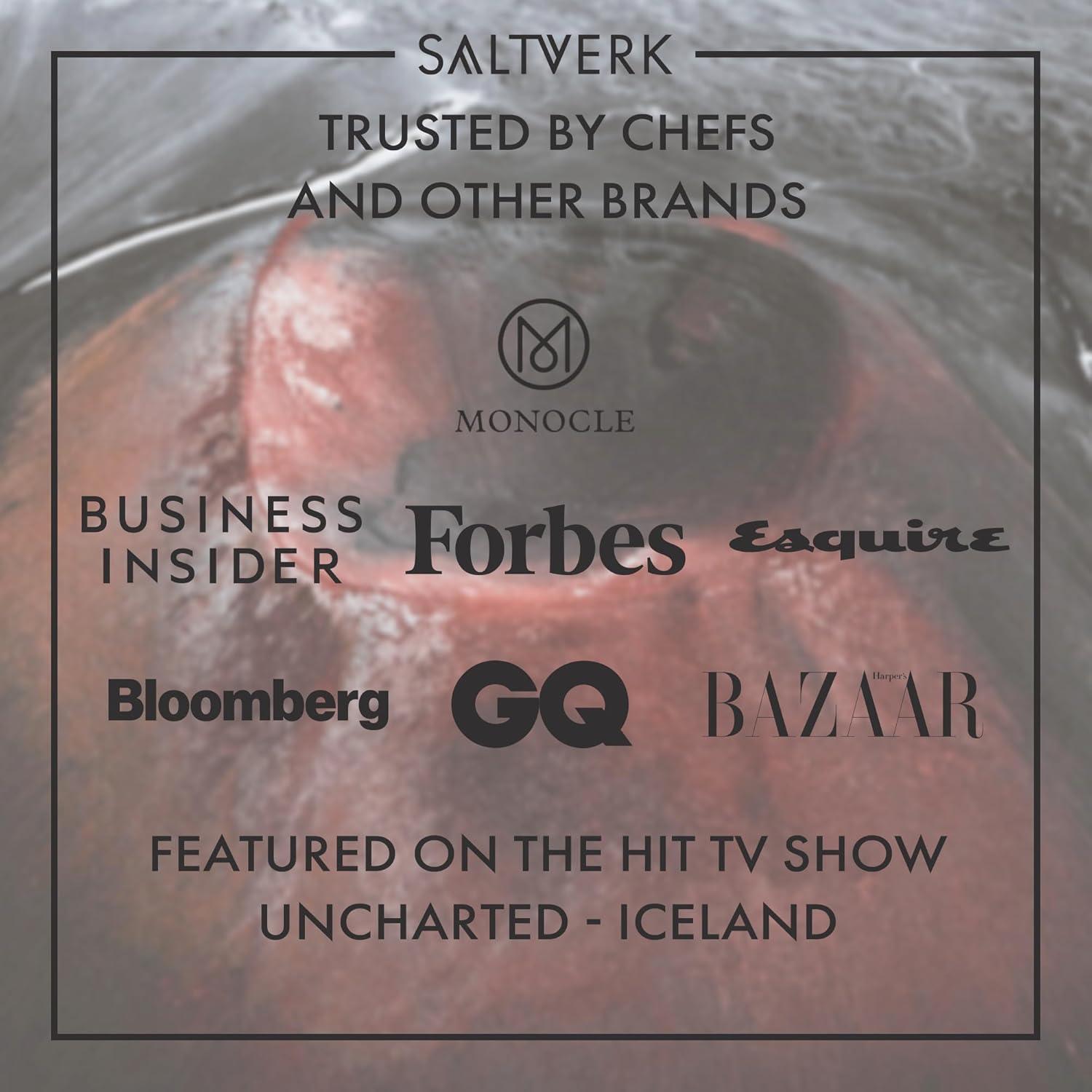 Saltverk Lava Salt, 3.17oz of Handcrafted Icelandic Sea Salt