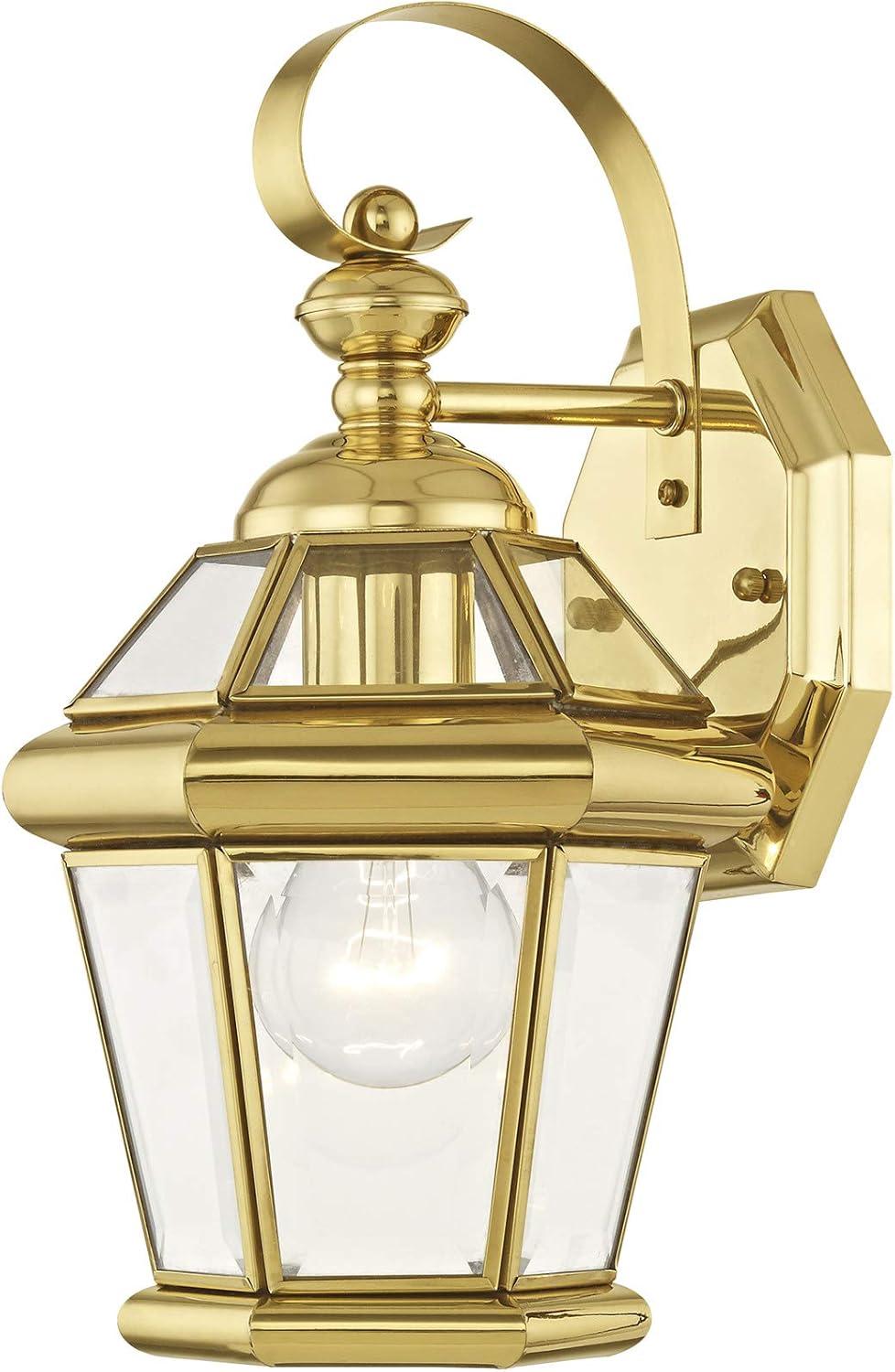 Livex Lighting Georgetown 1 - Light Wall Light in  Polished Brass