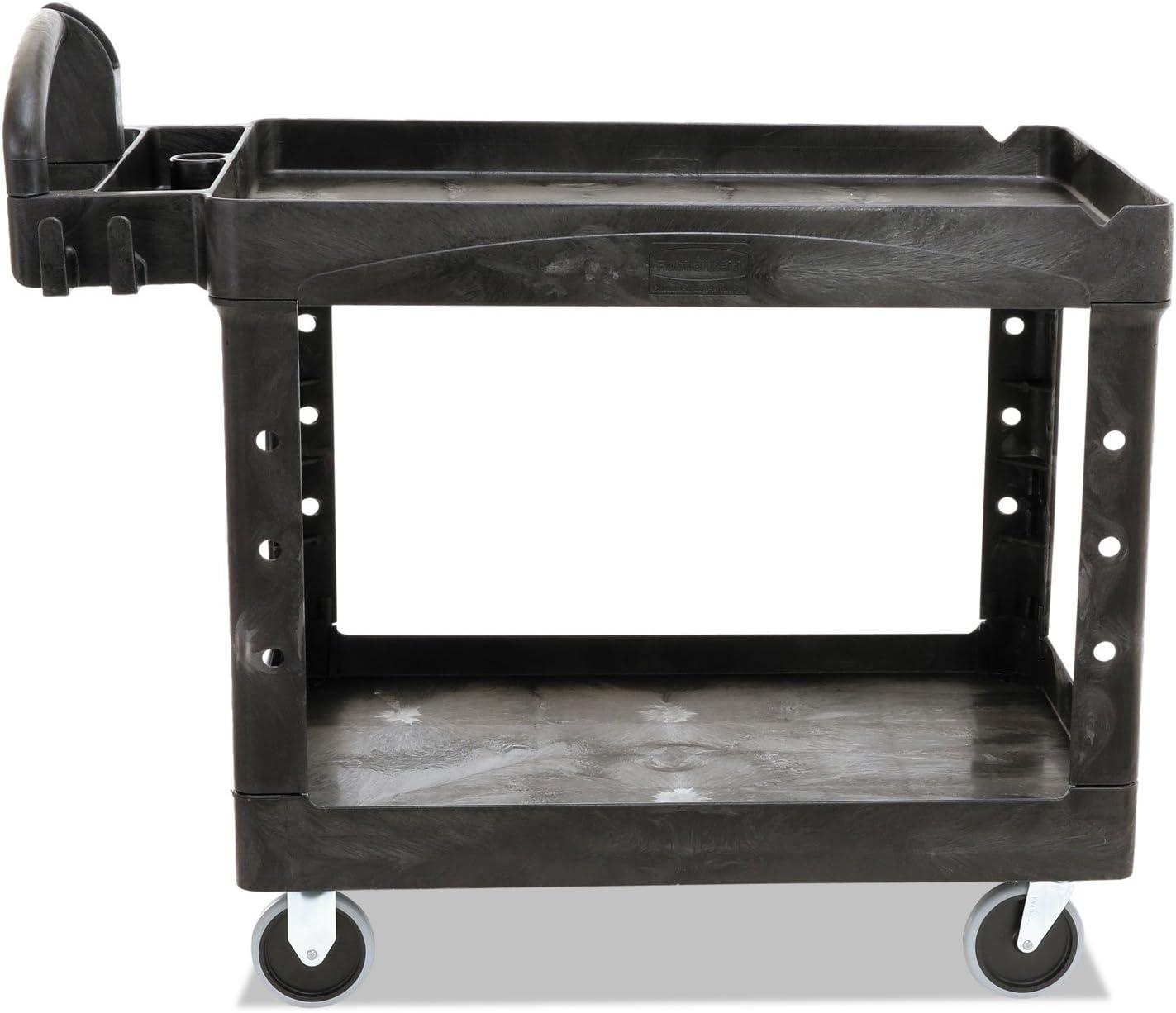 Rubbermaid Utility Cart HD 2 Shelf 16"X30" #647399