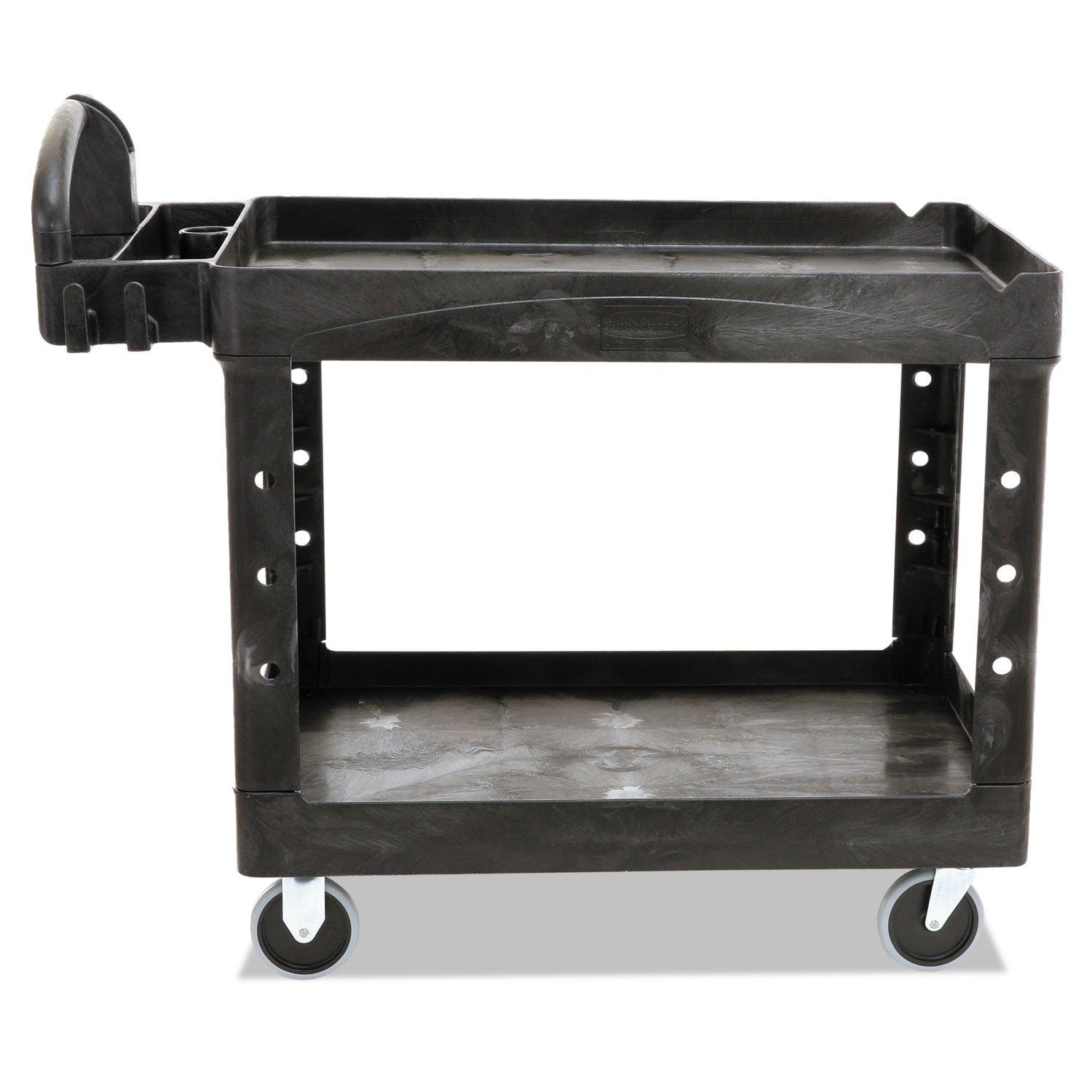 Rubbermaid Utility Cart HD 2 Shelf 16"X30" #647399