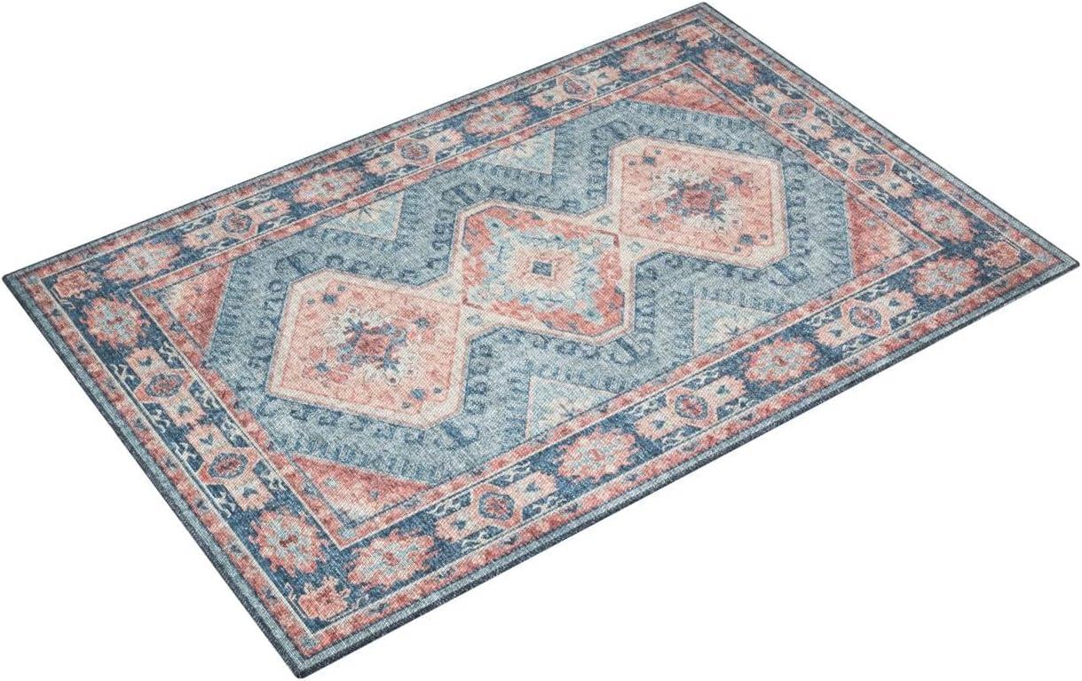 Loloi II Skye Oriental Turquoise / Terracotta Area Rug