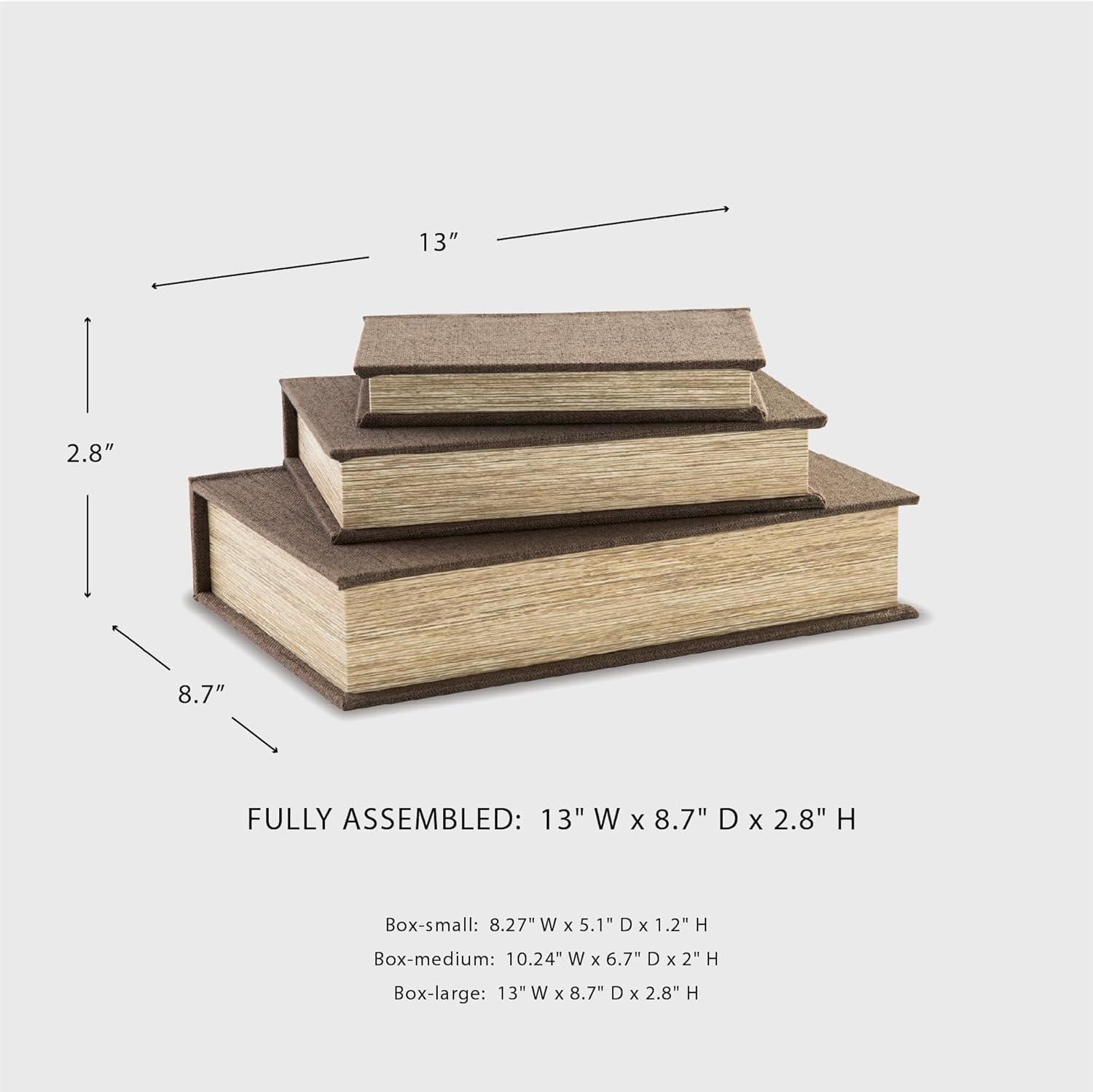 Signature Design by Ashley Casual Jolina Box (Set of 3) Brown