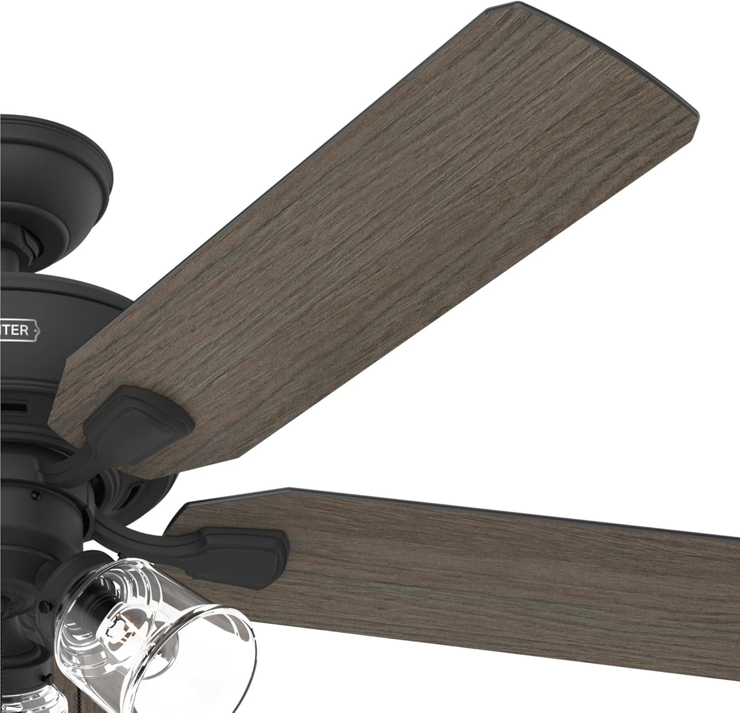 52" Rosner 5 - Blade Ceiling Fan With Lights and Pull Chains
