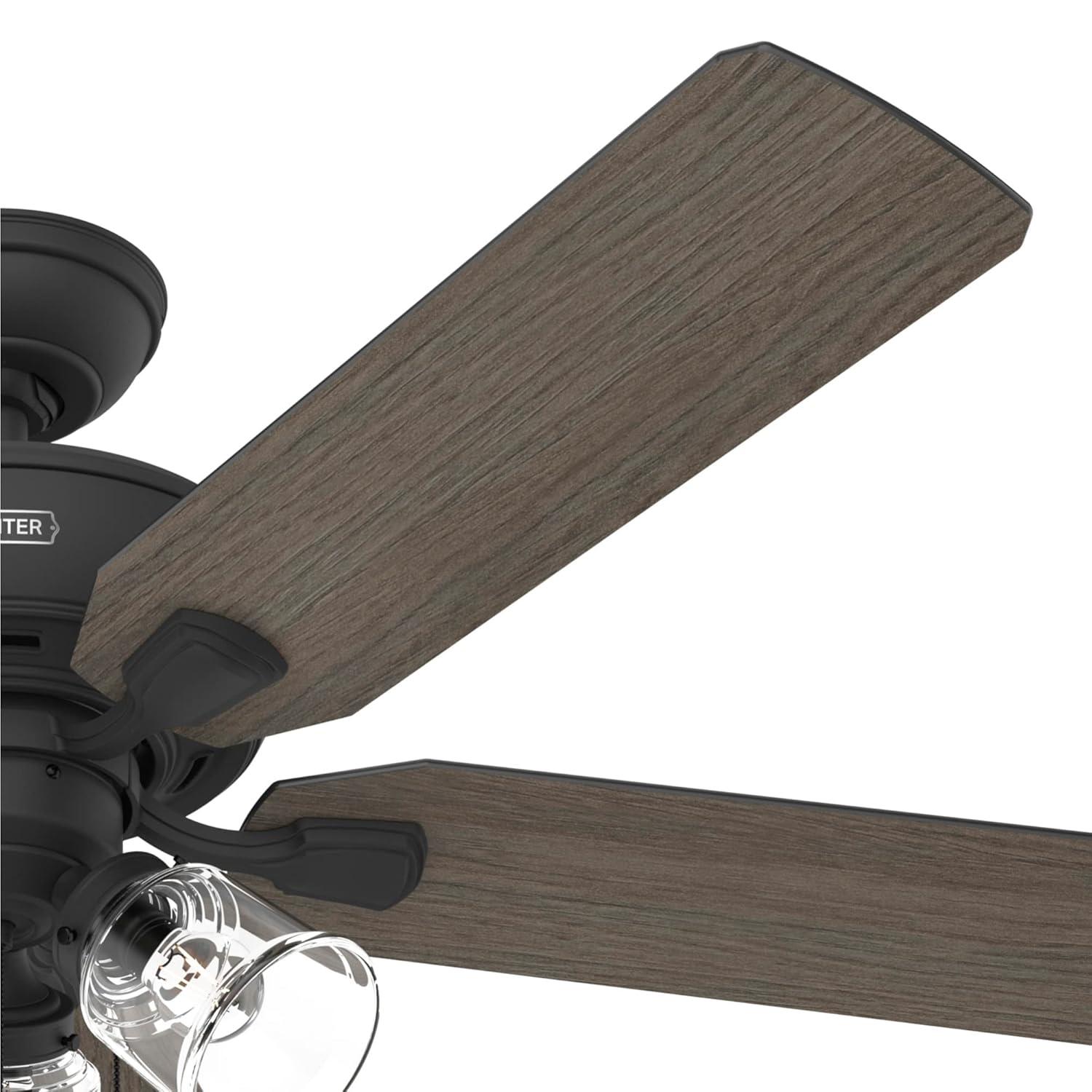 52" Rosner 5 - Blade Ceiling Fan With Lights and Pull Chains