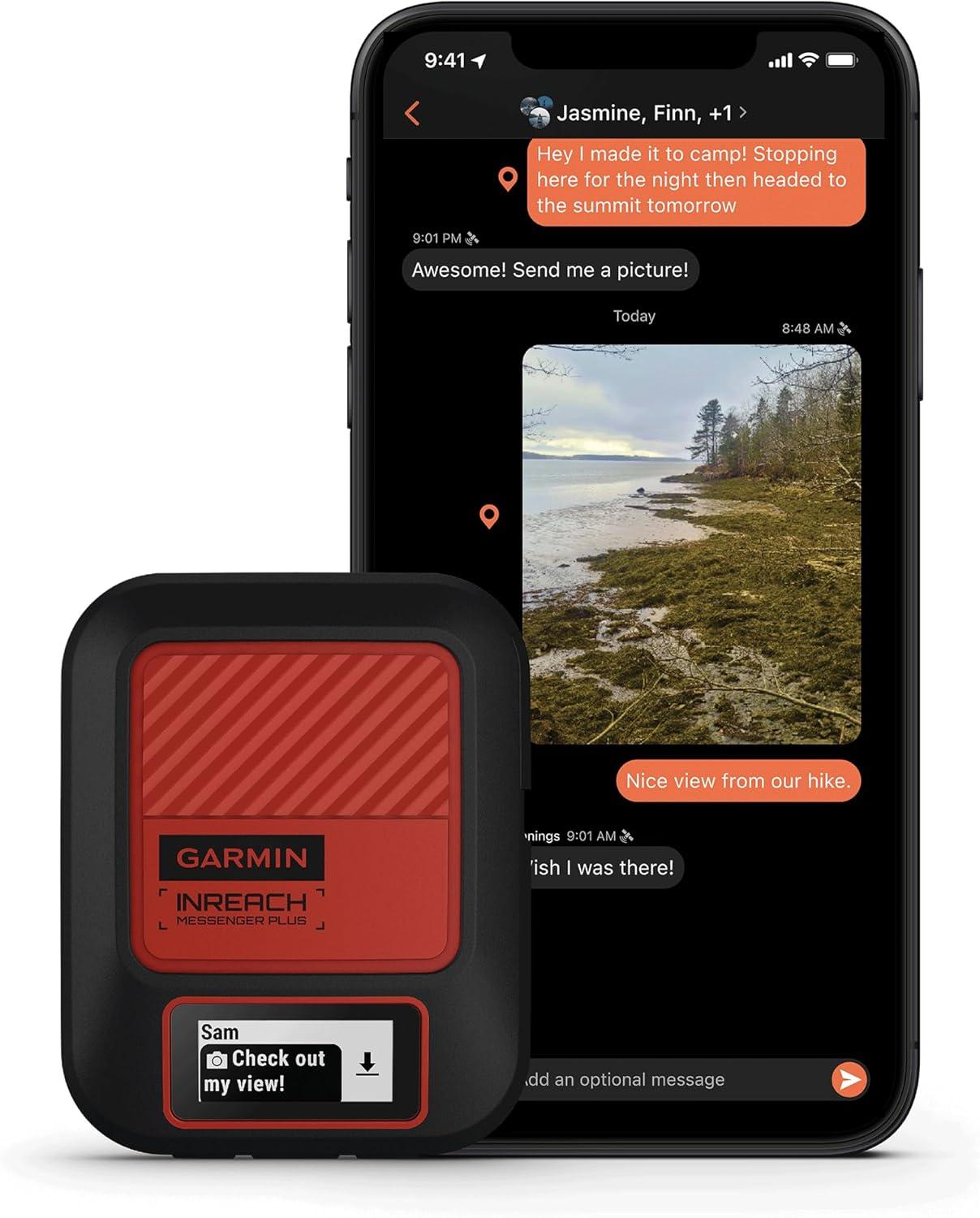 Garmin inReach Messenger Plus SOS Satellite Communicator  Handheld Only