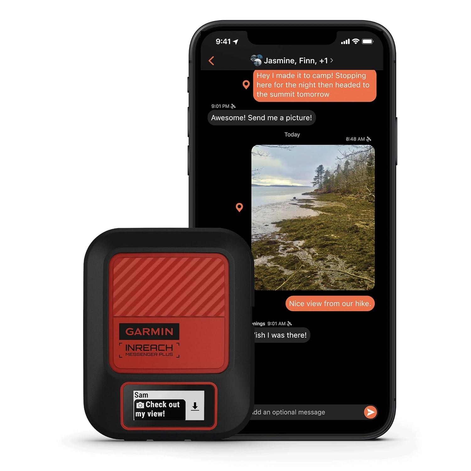 Garmin inReach Messenger Plus SOS Satellite Communicator  Handheld Only