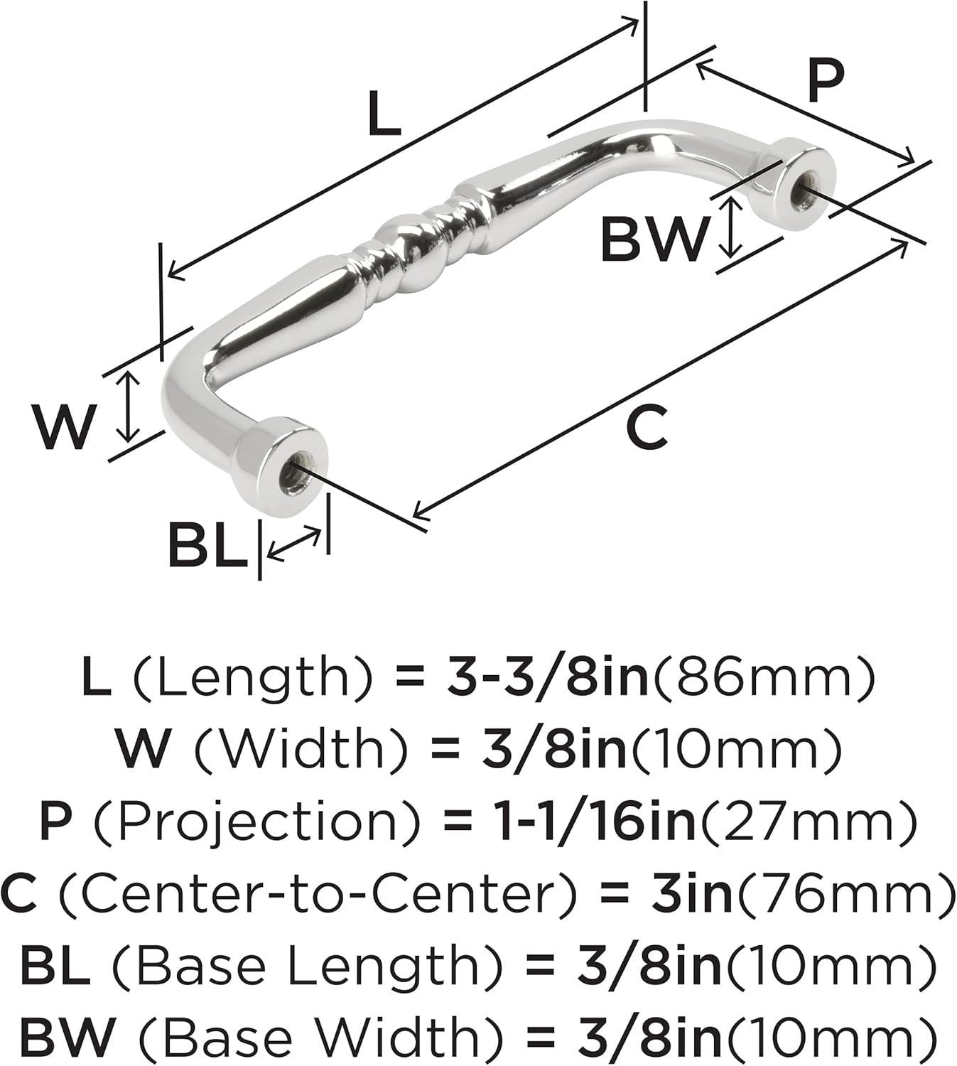 Allison 3" Center to Center Bar Pull