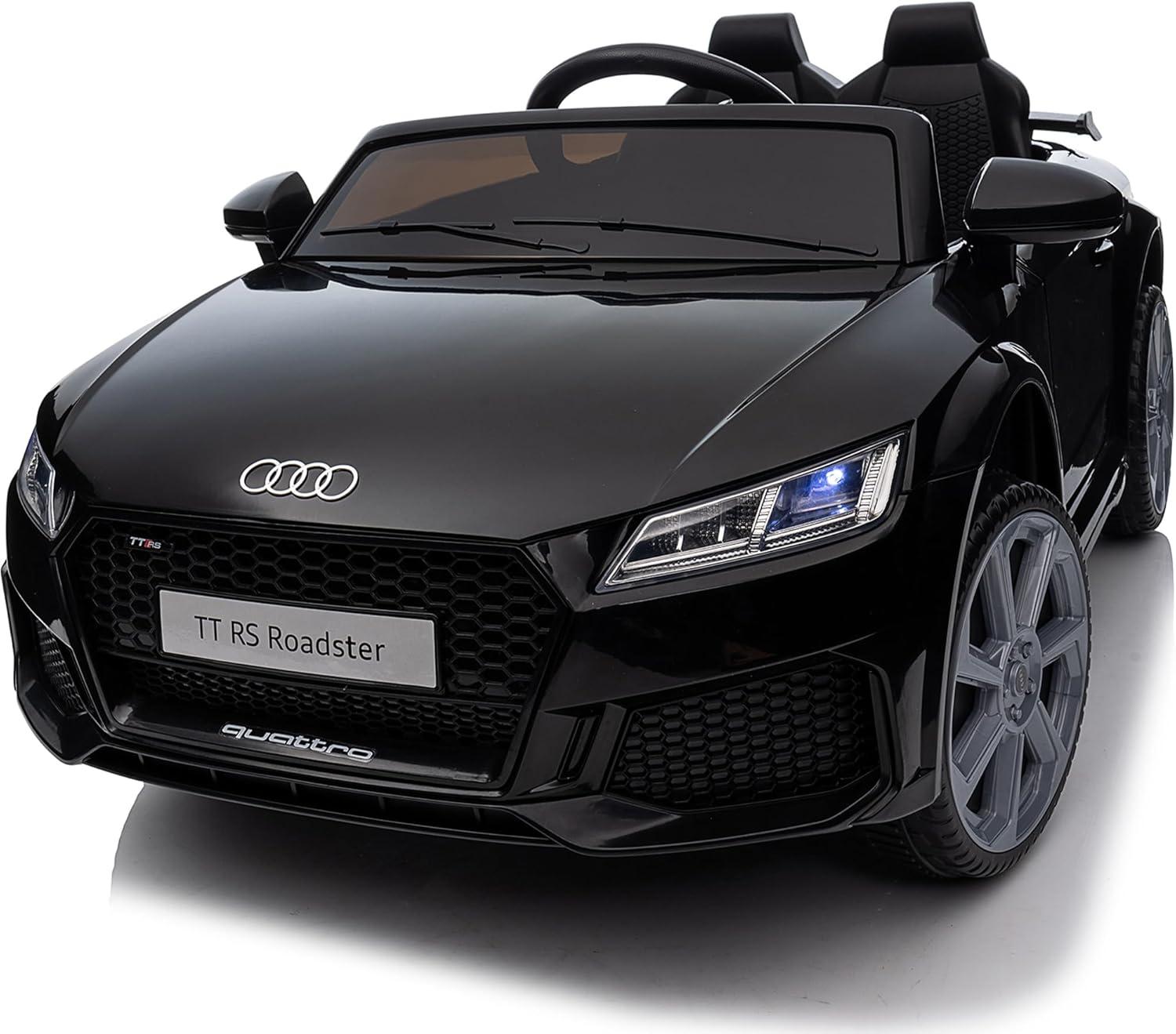 Electric Car for Kids, Licensed Audi 6V Ride on Toy Car for Toddlers with Remote, Bluetooth