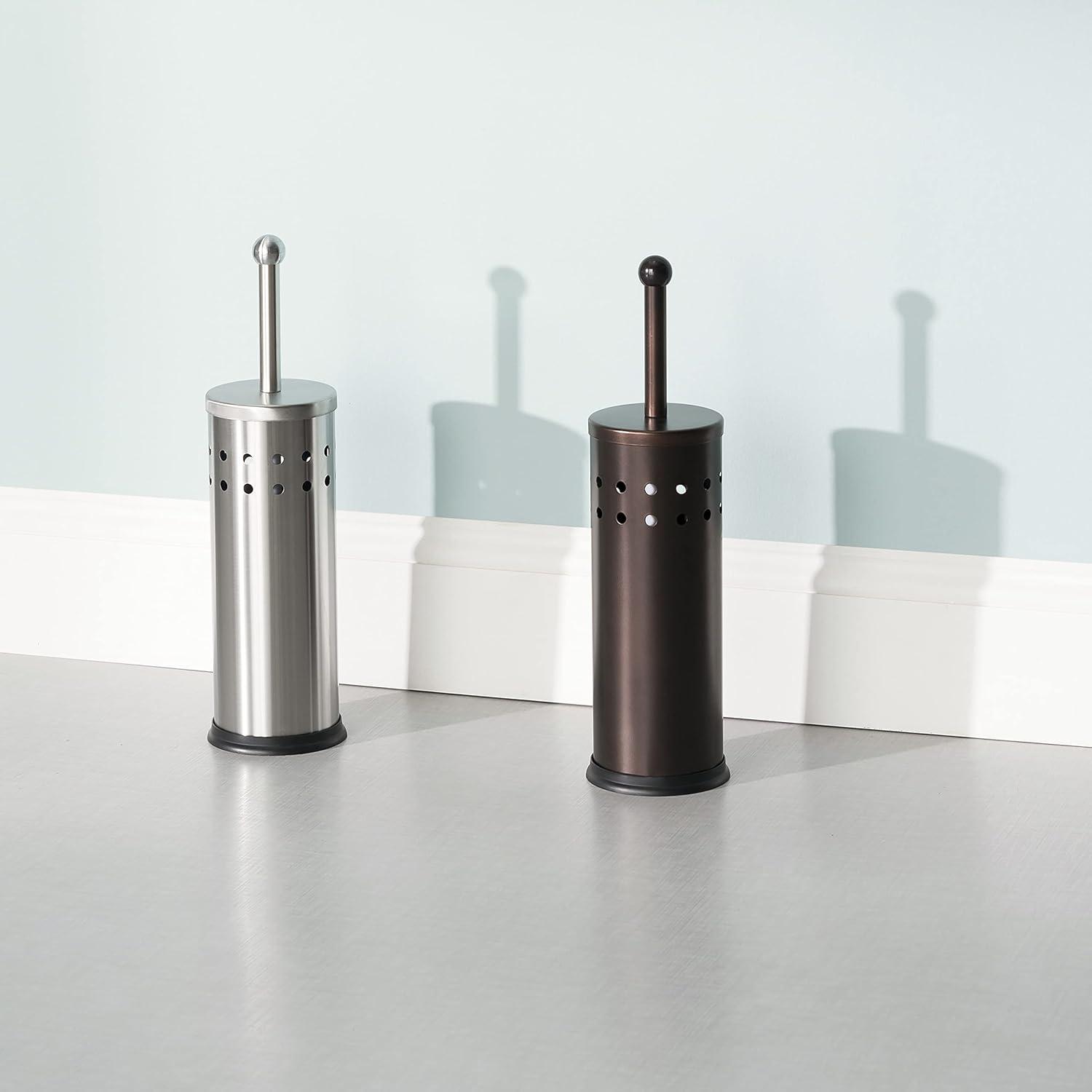 Blue Donuts Blue Donuts Metal Toilet Brush And Holder