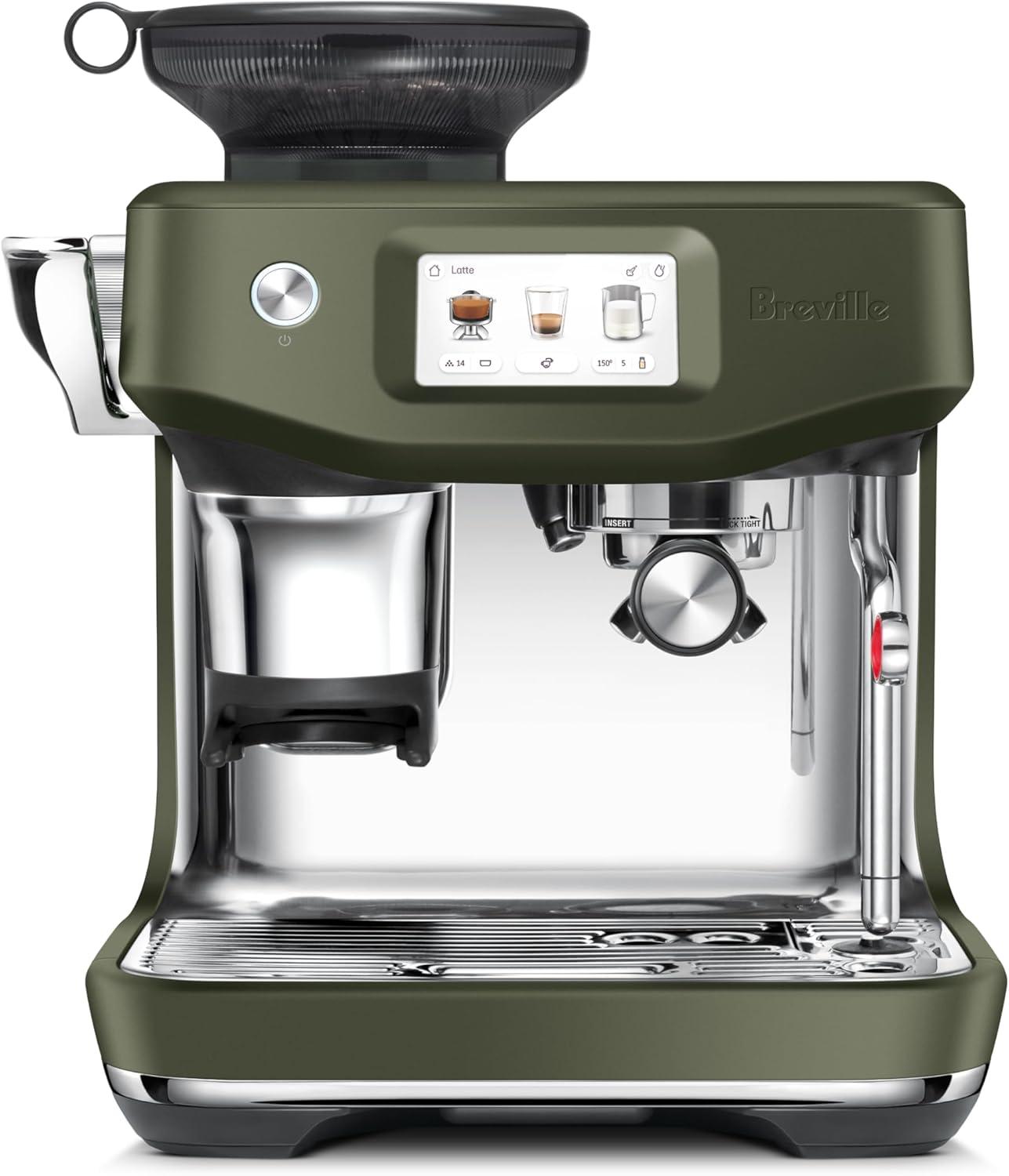 Breville ® Barista Touch ™ Impress Espresso Machine in Olive Tapenade
