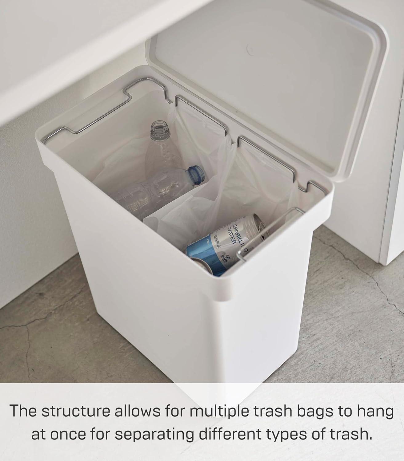 Yamazaki Home Tower 6.6 Manual Lift Trash Can