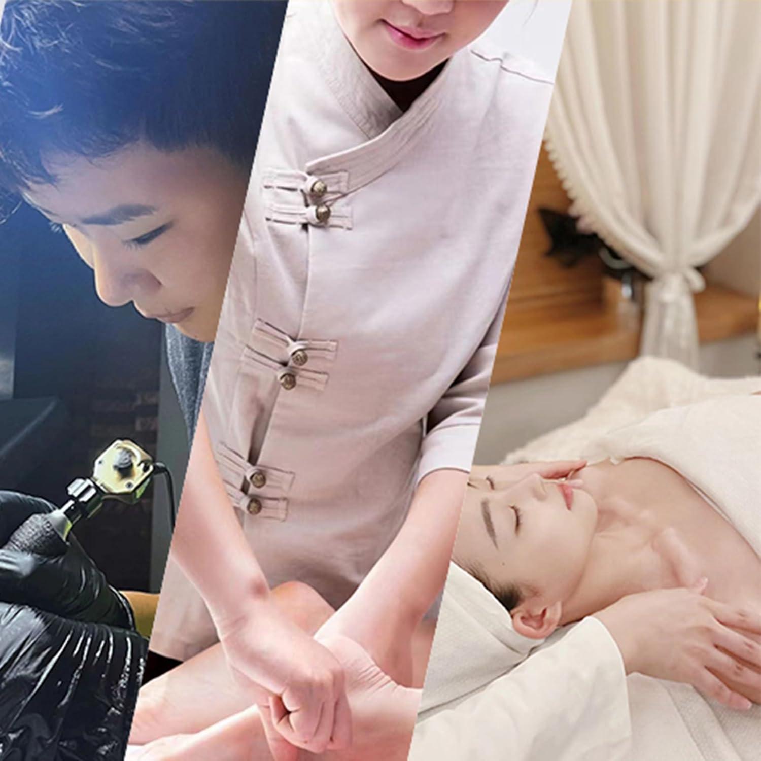 YOUNIKE Massage Tables Portable Lash Bed for Eyelash Extensions Professional Aluminum 3 Folding Lightweight Height Adjustable Facial Spa Beauty Salon Tattoo Home White