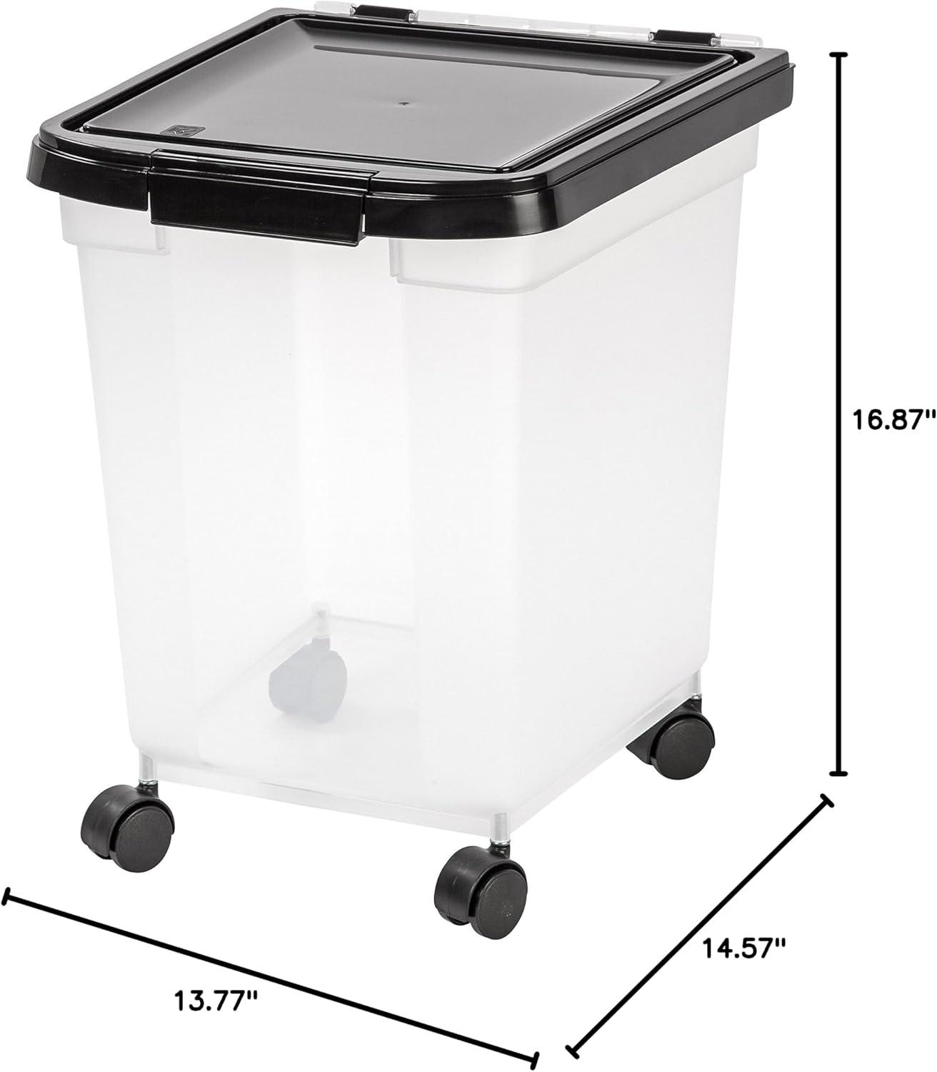 IRIS USA, Inc. 25 Lb. Plastic Food Storage Container