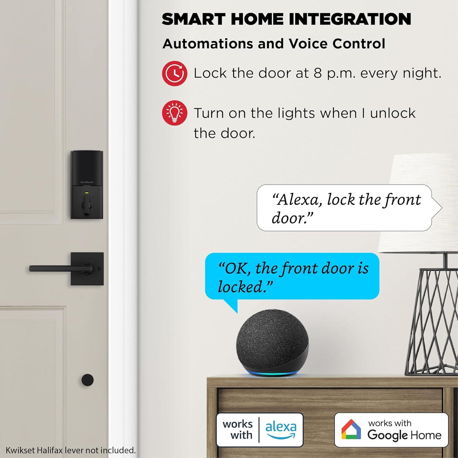 Halo Single Cylinder Keyless Electronic Smart Lock Deadbolt