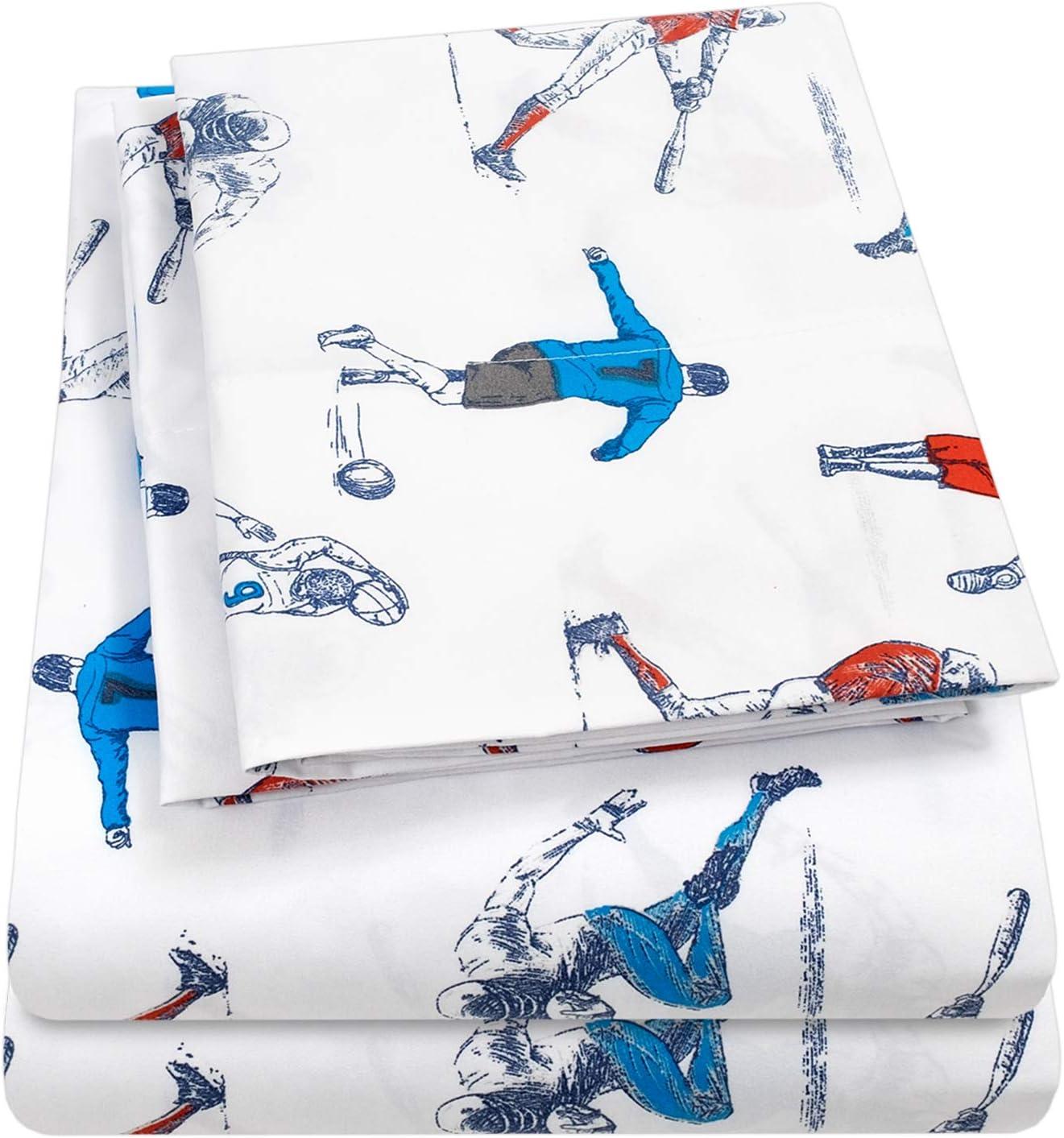 Baseball Sports Kids Bed Sheet Set
