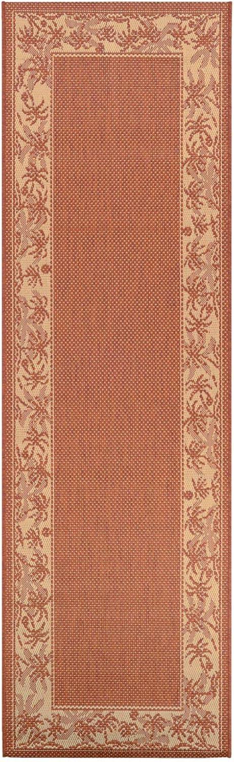 Couristan 5.75' x 9' Beige Island-Inspired Rectangular Area Throw Rug