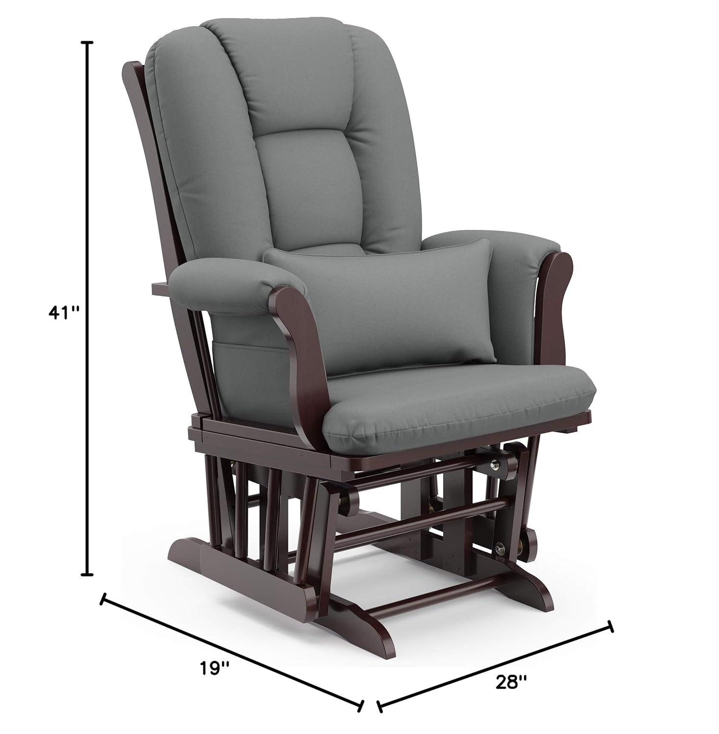 Tuscany Rocking Chair Glider with Ottoman