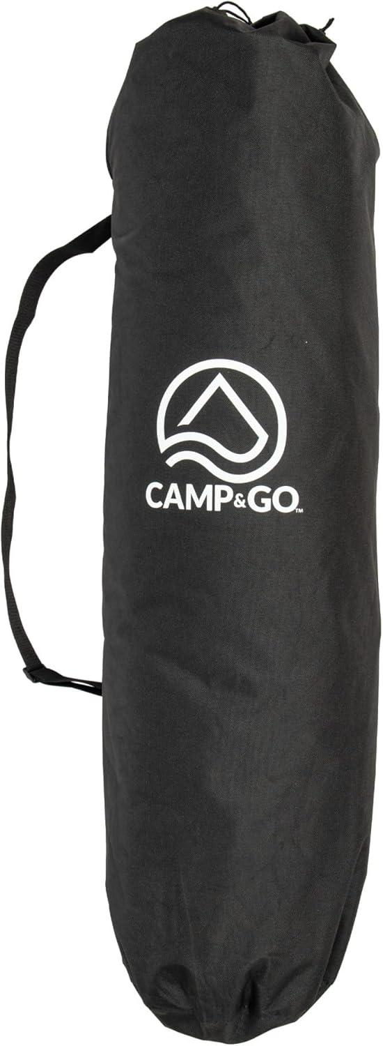 Camp & Go Portable Camping Chair with Retractable Cup Holder, Multicolor Stiped
