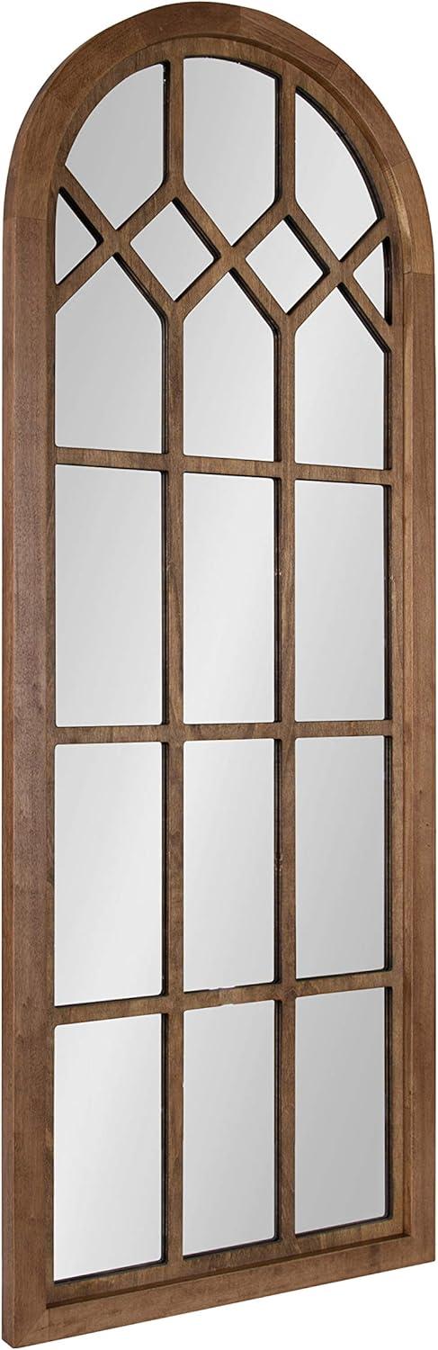 18" x 47" Gilcrest Windowpane Wall Mirror - Kate & Laurel All Things Decor