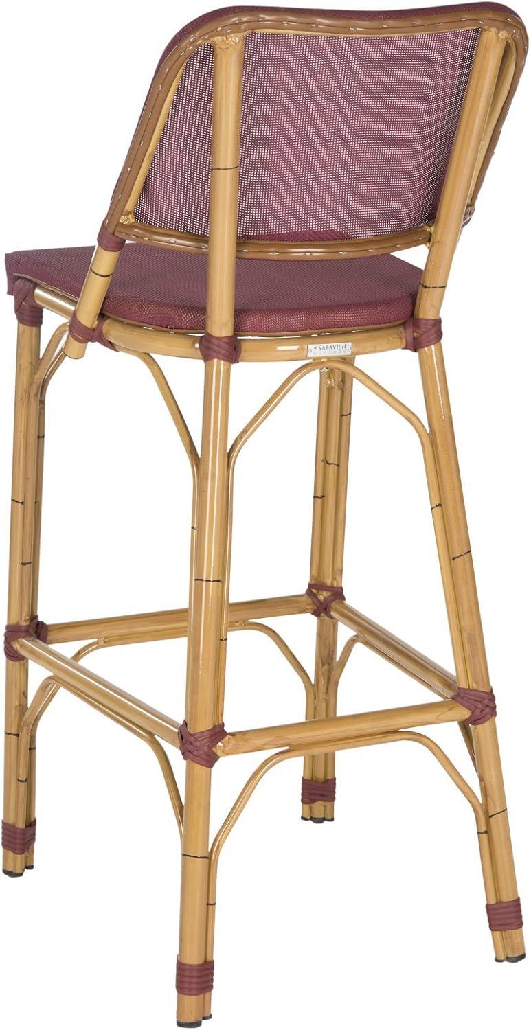 Deltana Bar Stool Brown (Indoor/Outdoor)  - Safavieh