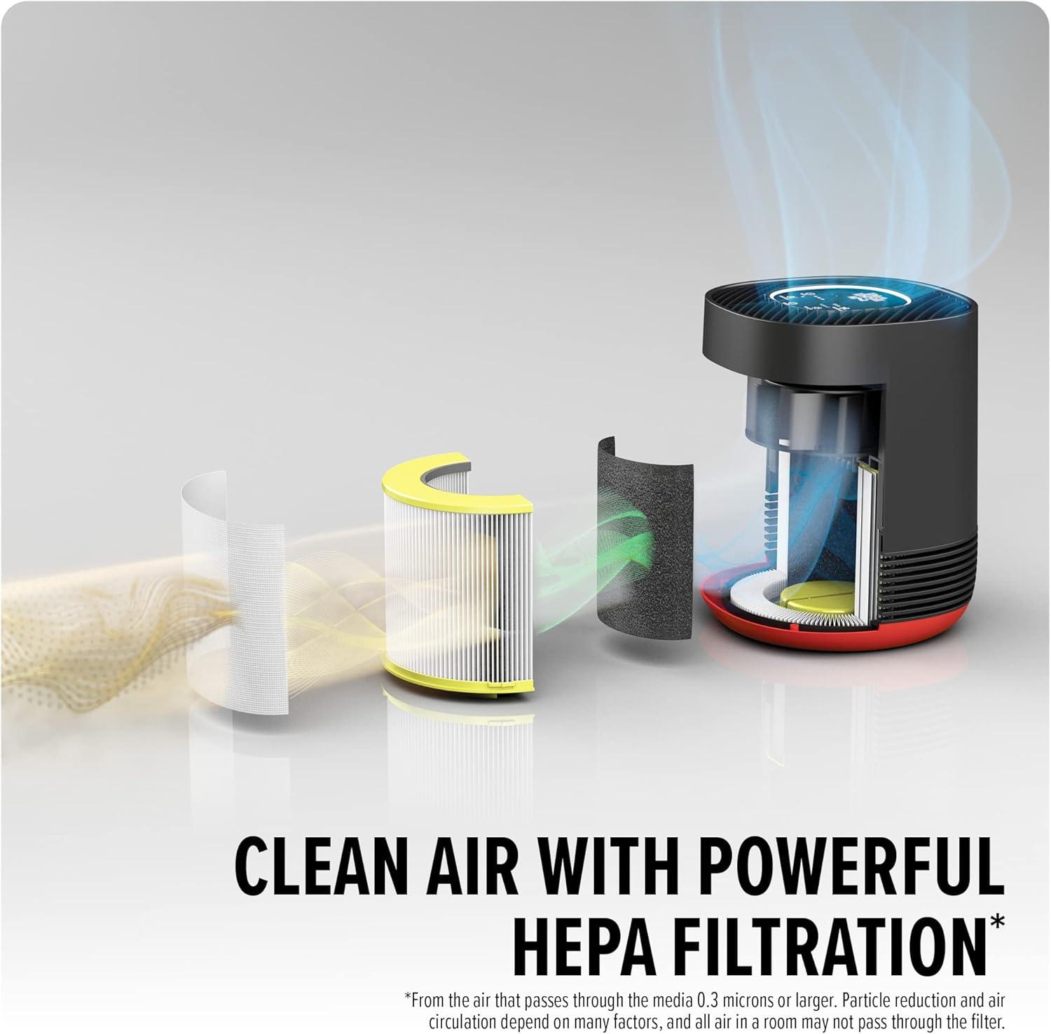 Dirt Devil Air Purifier with HEPA Media Filter, WD10100V