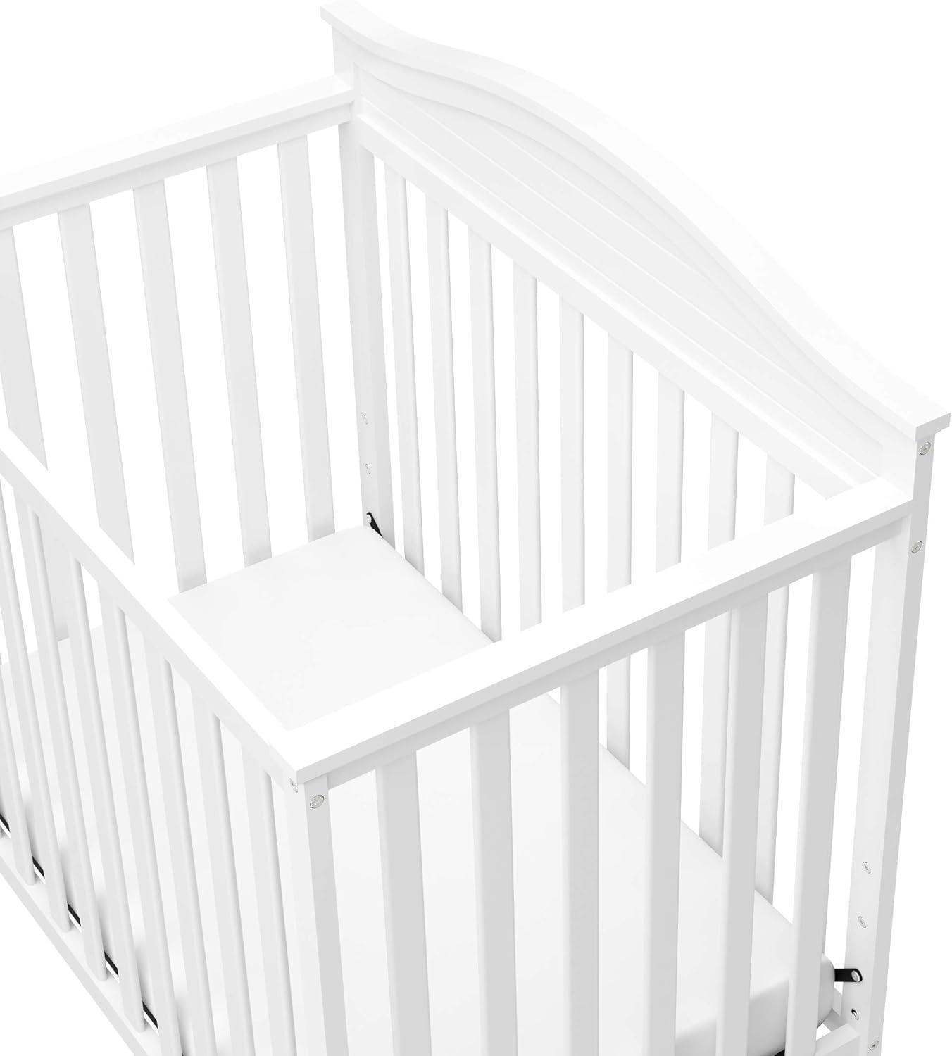 Graco Graco Stella 4-in-1 Mini Convertible Crib with Mattress
