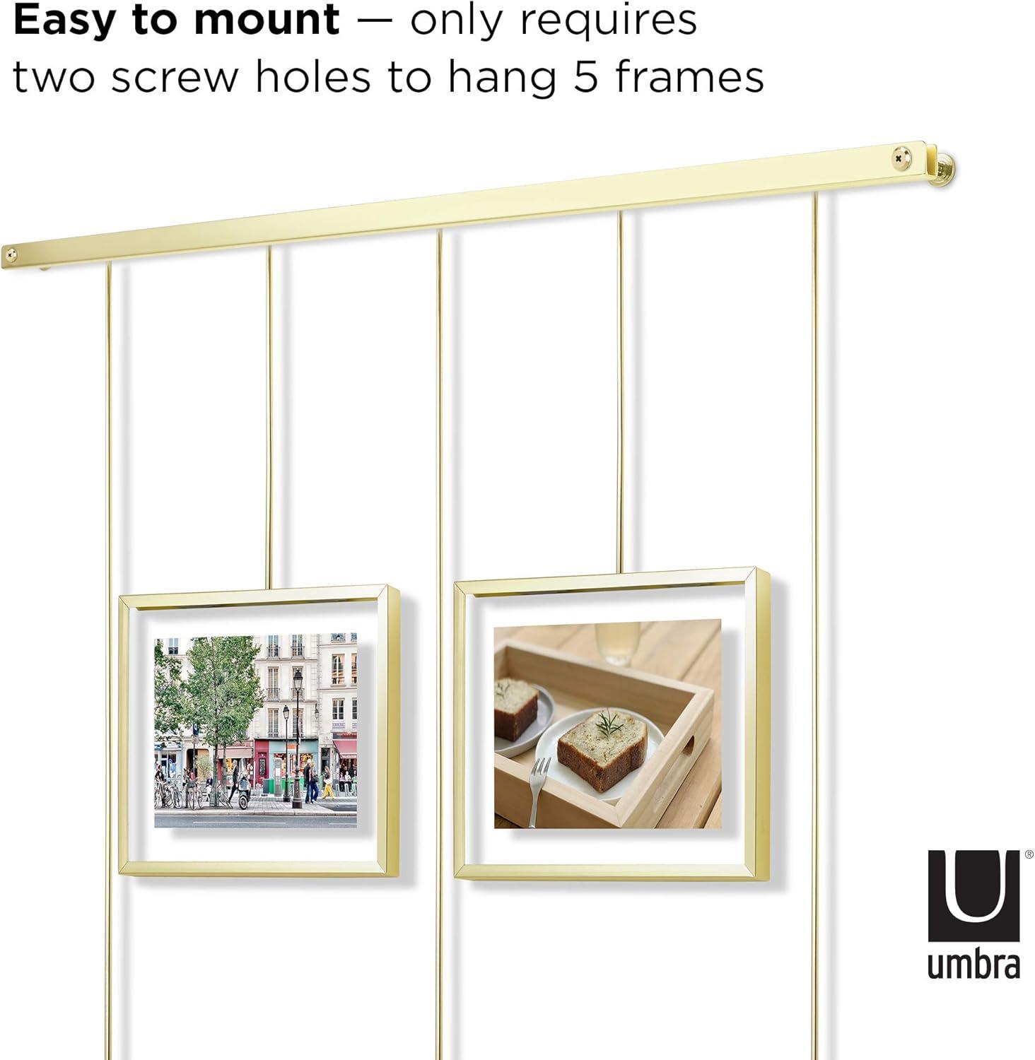 5-Piece Matte Metal Collage Frame Set