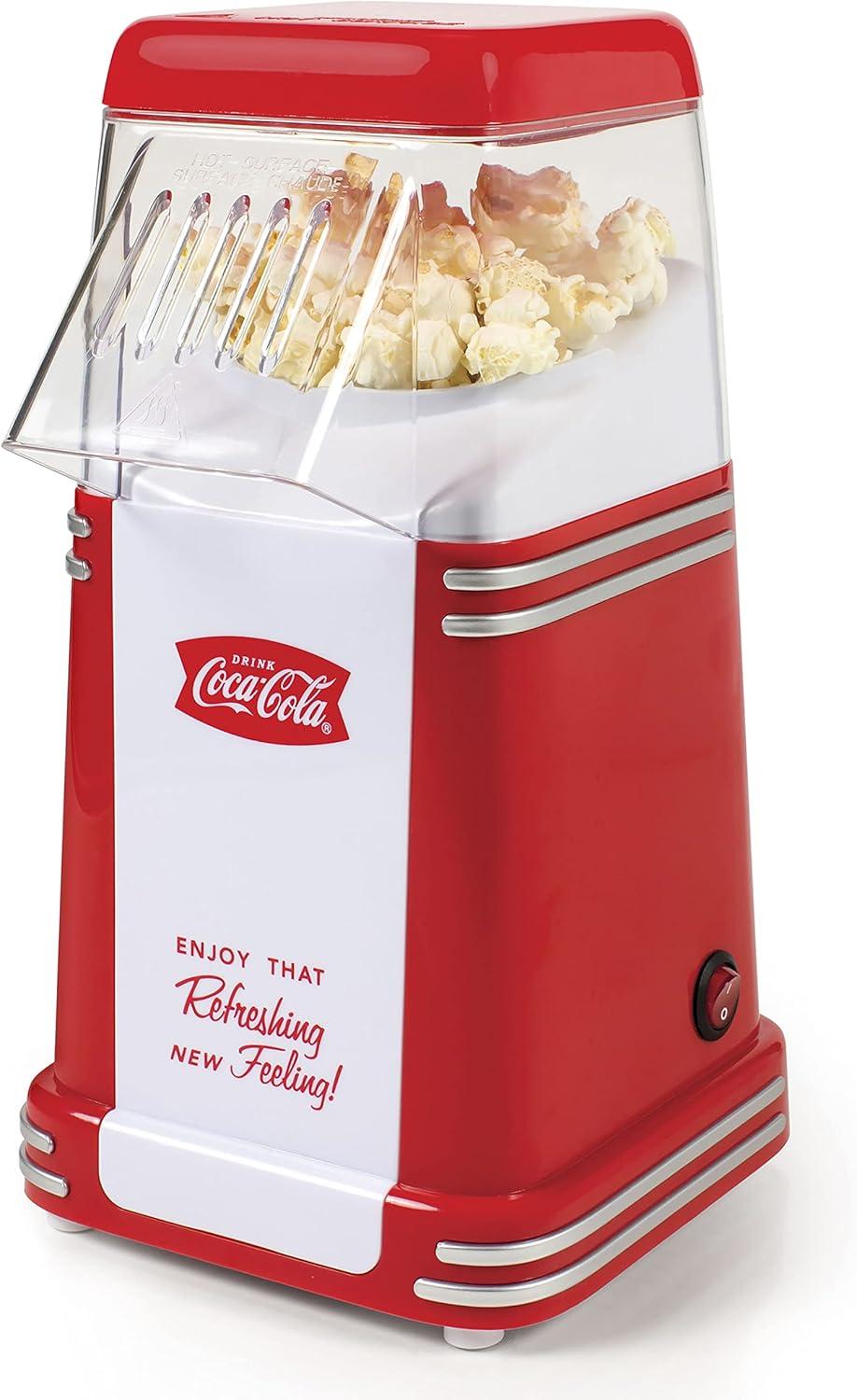 Nostalgia Nostalgia 8 Cooked Cups Hot Air Popcorn Popper