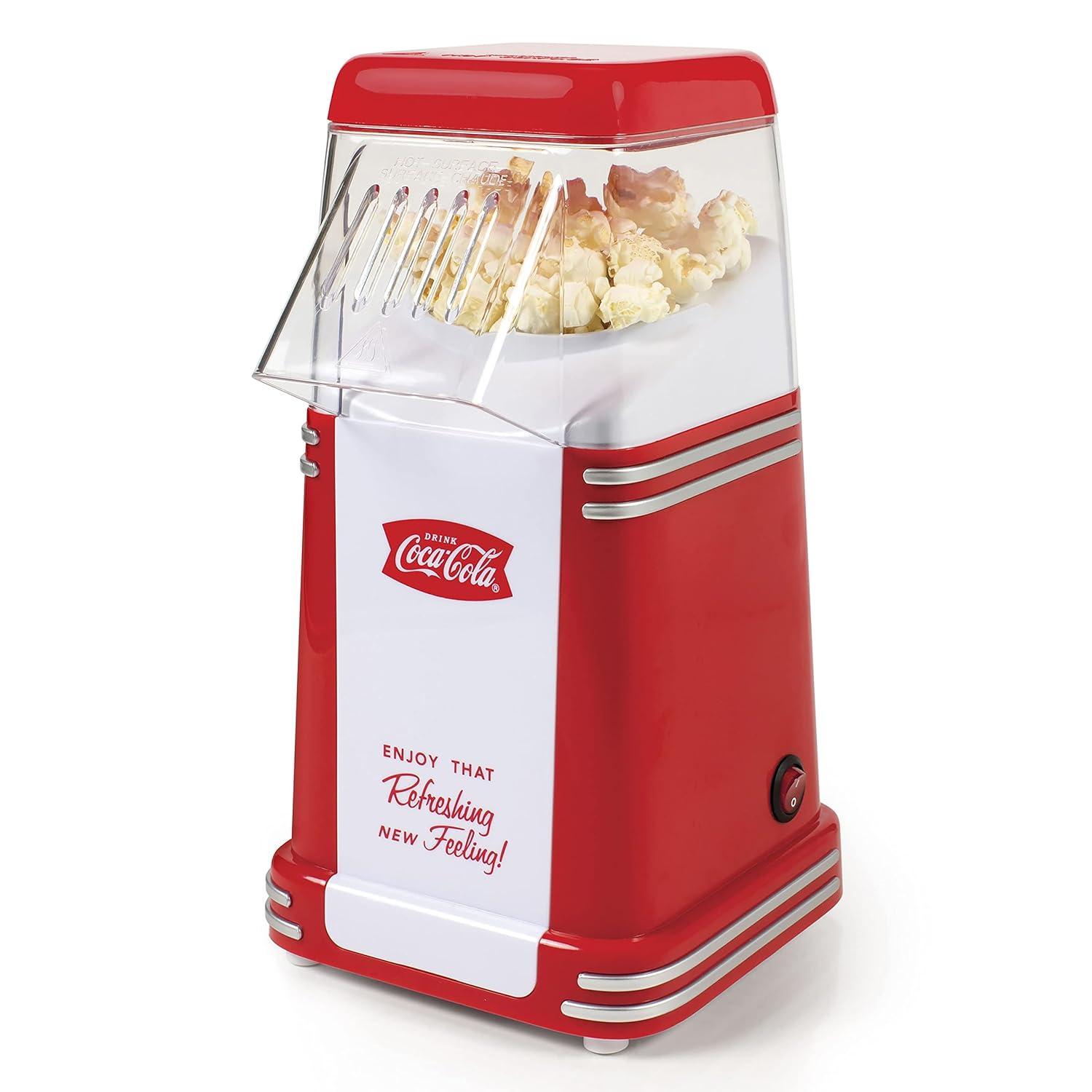 Nostalgia Nostalgia 8 Cooked Cups Hot Air Popcorn Popper
