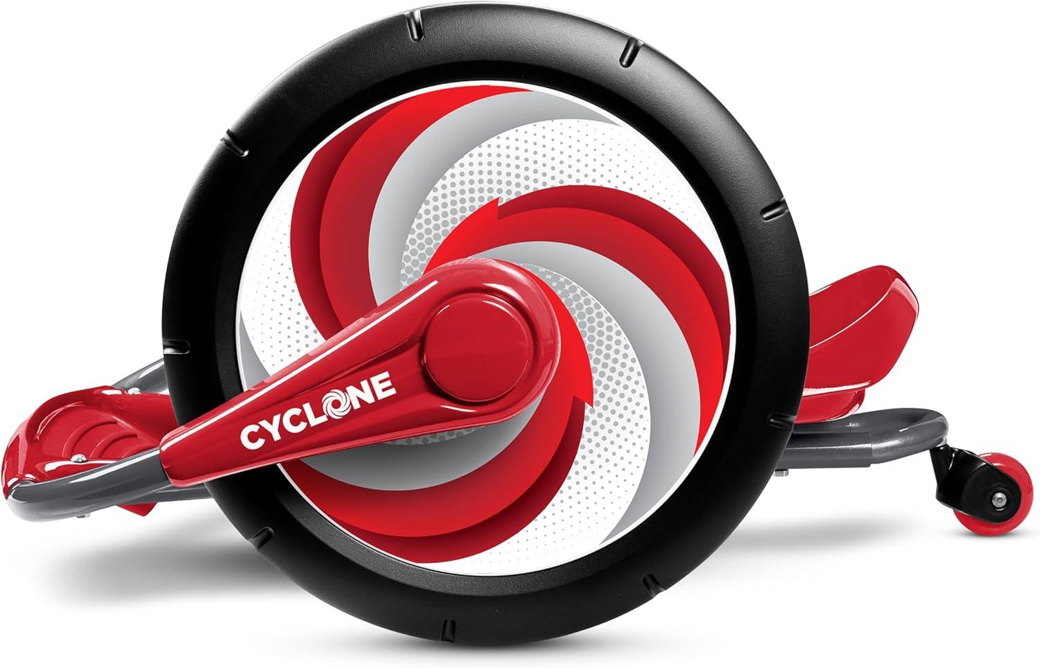 Radio Flyer, Cyclone Ride-on for Kids, Arm Powered, 16" Wheels, Red, Multipack Quantity 1