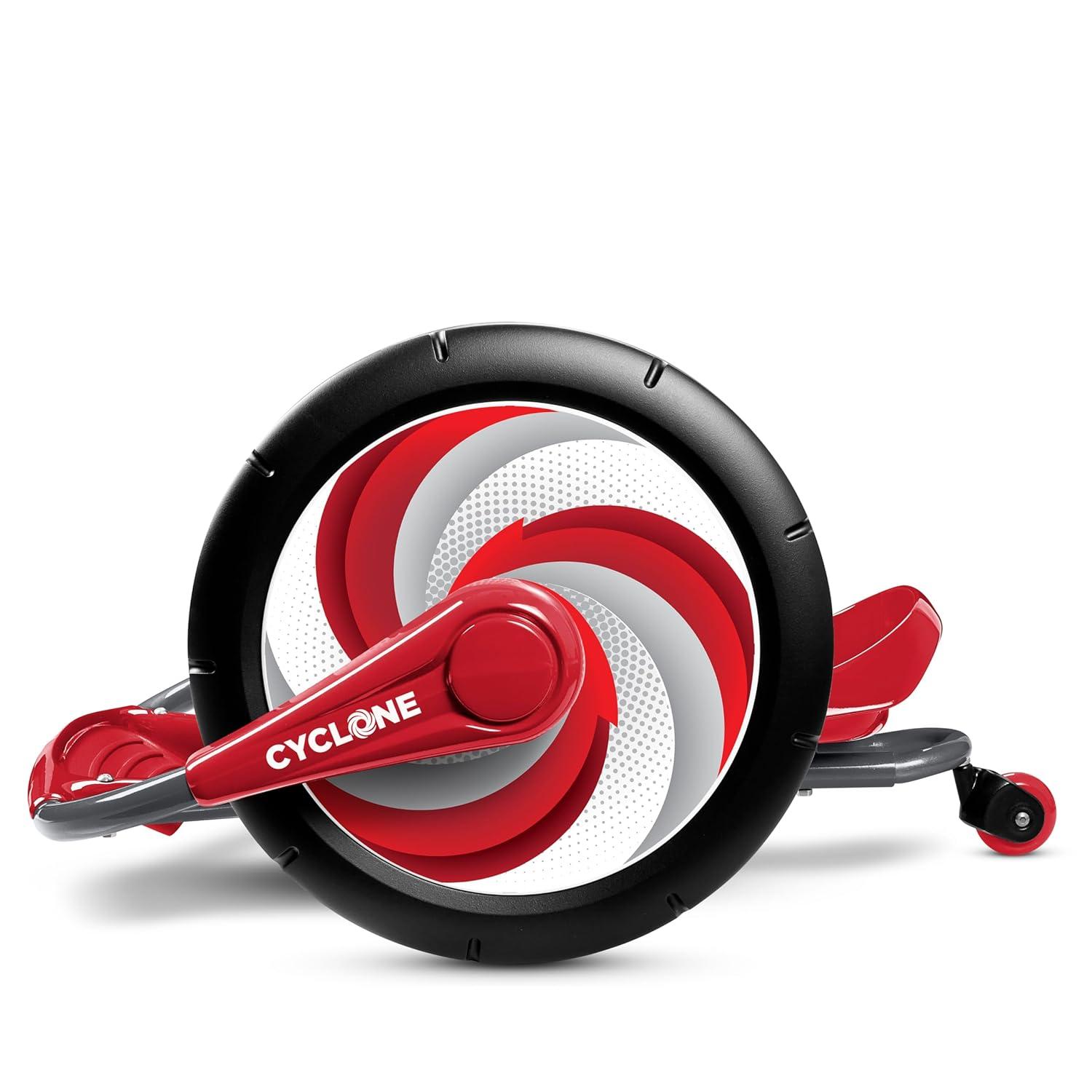 Radio Flyer, Cyclone Ride-on for Kids, Arm Powered, 16" Wheels, Red, Multipack Quantity 1