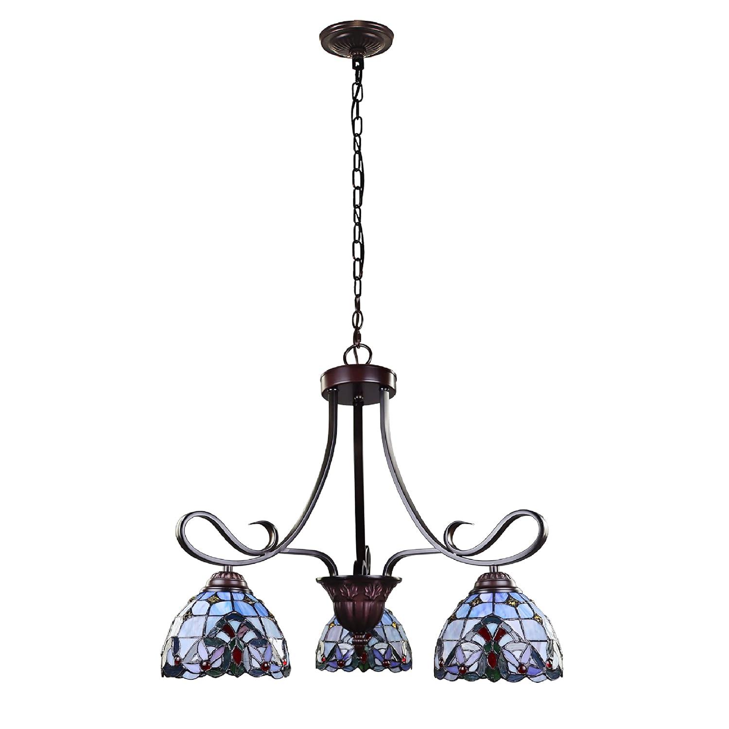 Bondi 3 - Light Glass Dimmable Classic / Traditional Chandelier