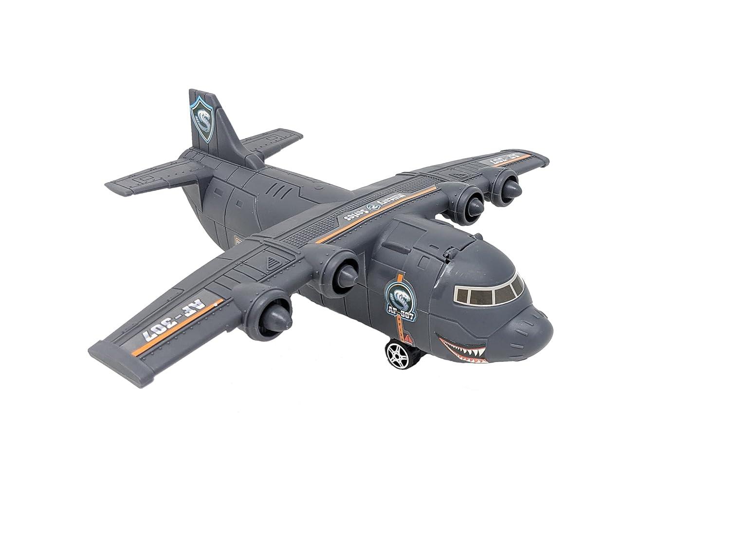 Toy Essentials Aircraft Carrier Toy with Military Vehicles, 3.5 in x 33 in, 3-14 Years