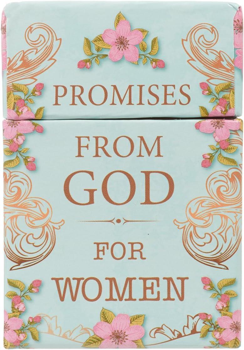 Teal and Pink Floral Inspirational Scripture Cards for Women