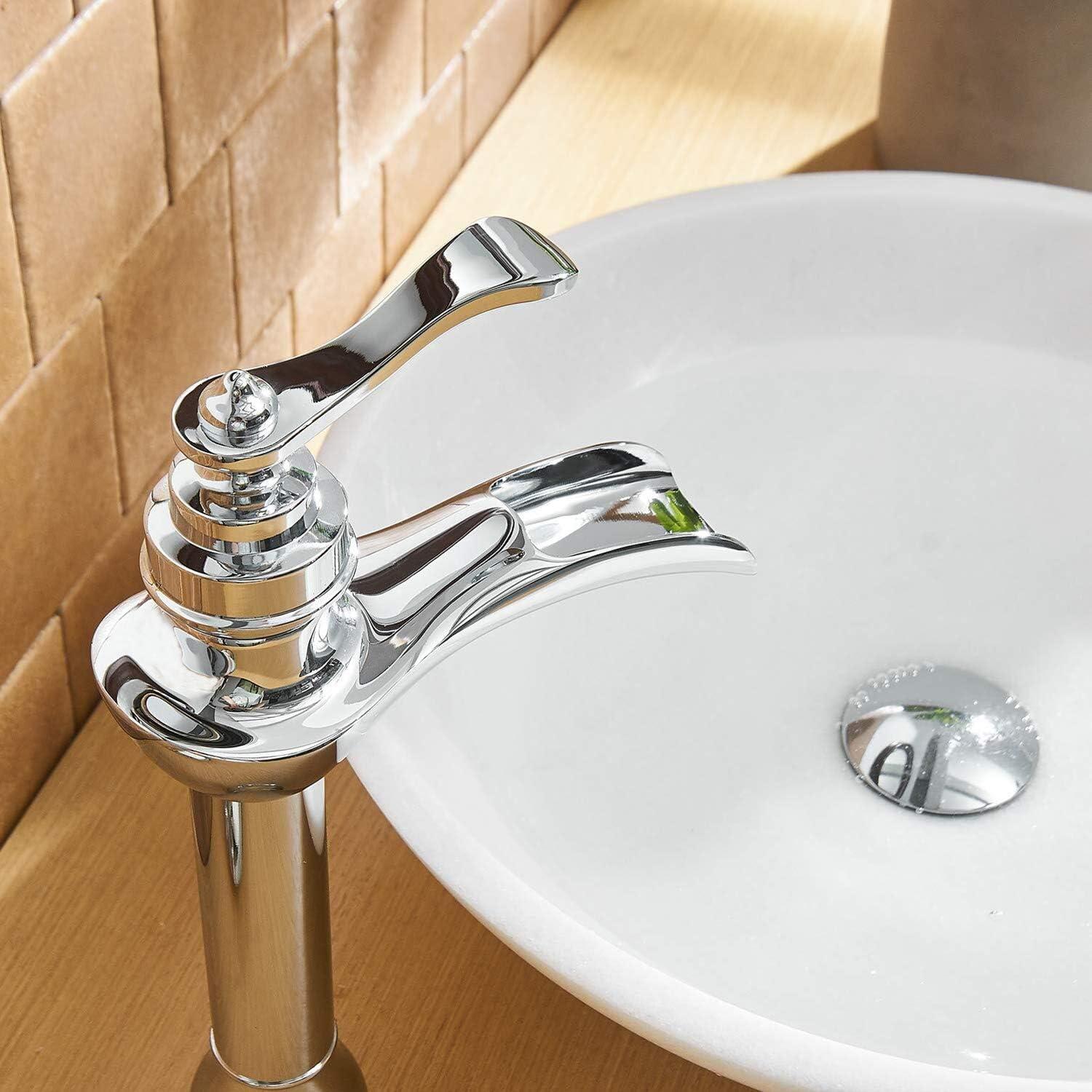 Vessel Sink Faucet Single-handle Bathroom Faucet with Drain Assembly