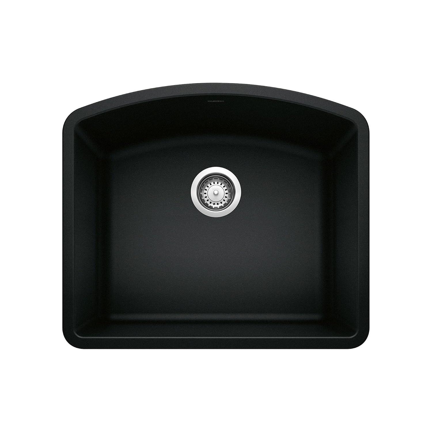 Blanco Diamond Silgranit 33" L x 22" W Double Basin Drop-In/Undermount Sink 442907