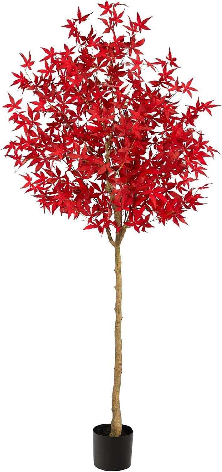 Nearly Natural 6’ Autumn Maple Artificial Fall Tree