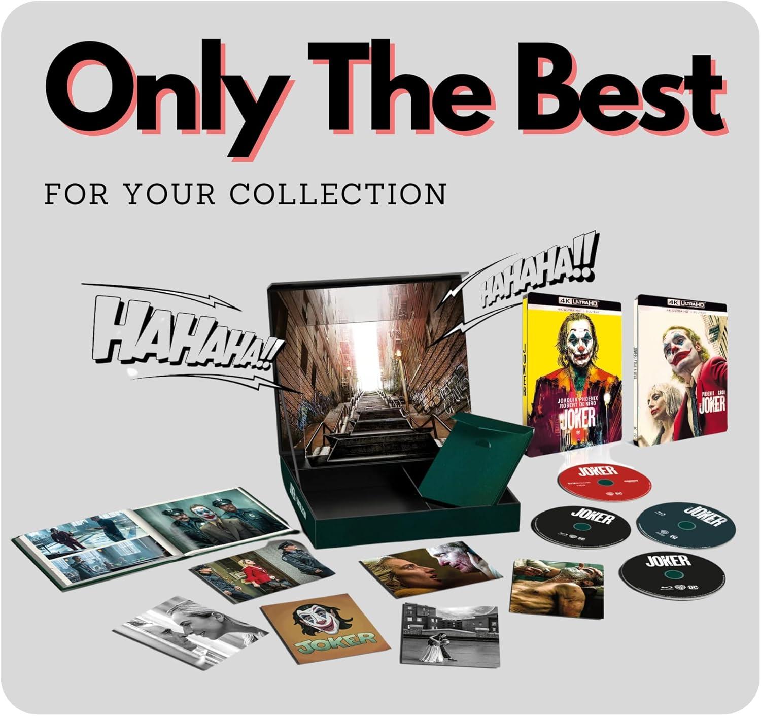 Joker / Joker 2 - Folie A Deux - Limited Edition Exclusive Collector's Case and Steelbooks [4K Ultra HD]