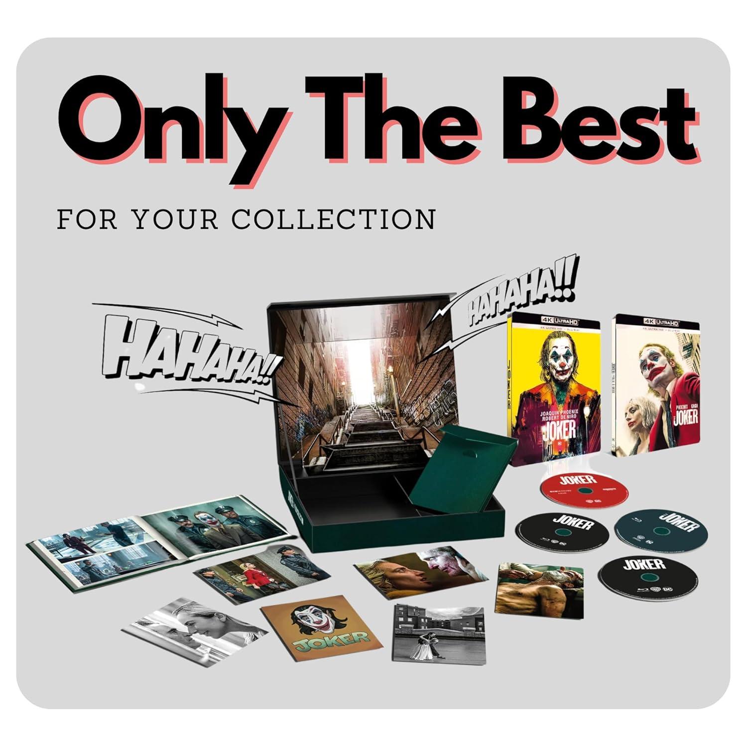 Joker / Joker 2 - Folie A Deux - Limited Edition Exclusive Collector's Case and Steelbooks [4K Ultra HD]