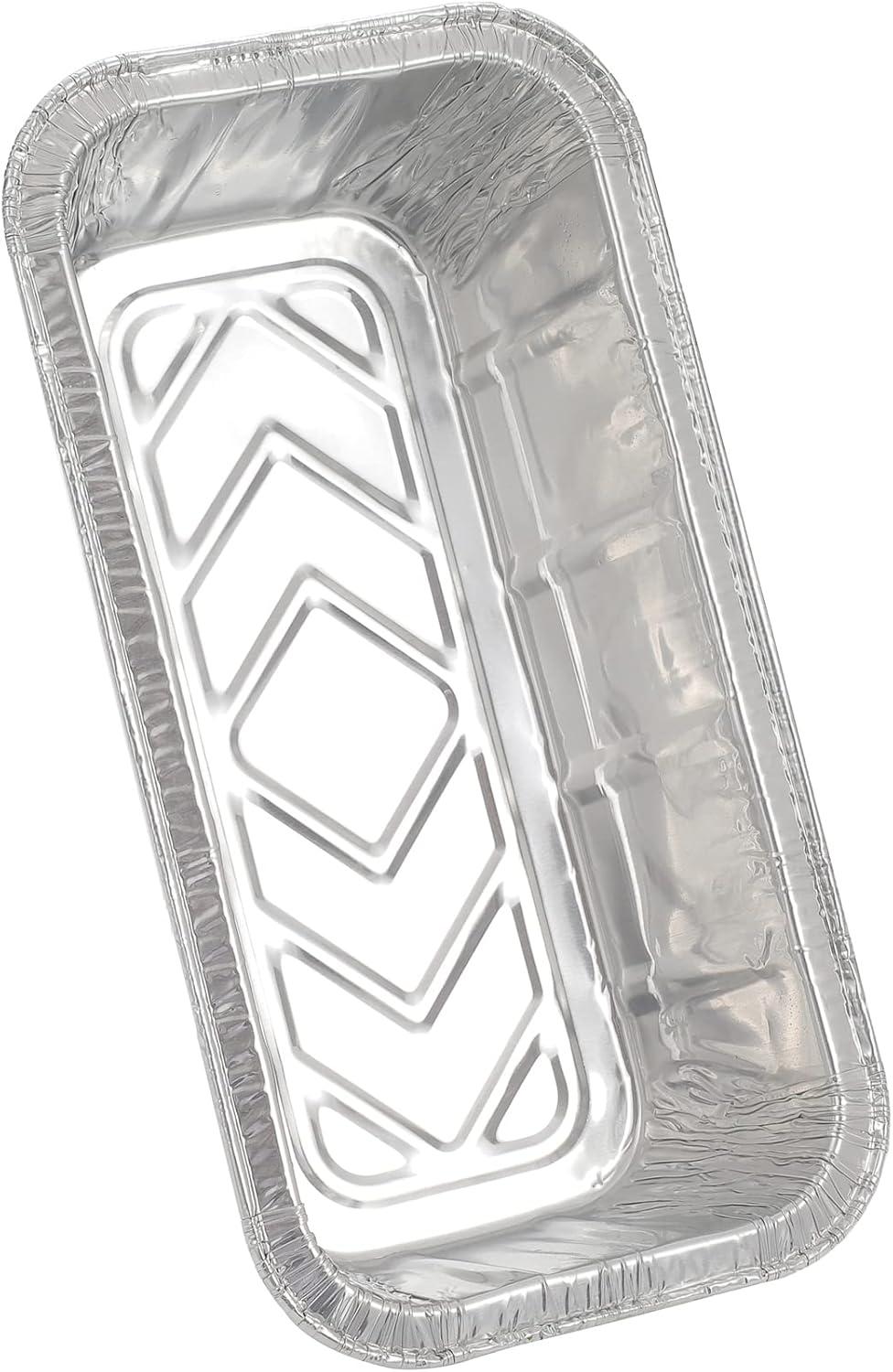 25 Pack of 2Lb Heavy Duty Disposable Aluminum Foil Loaf Pans - Premium Bread Tins for Baking - Stand Eco-Friendly & Versatile Bakeware Perfect for Oven Use