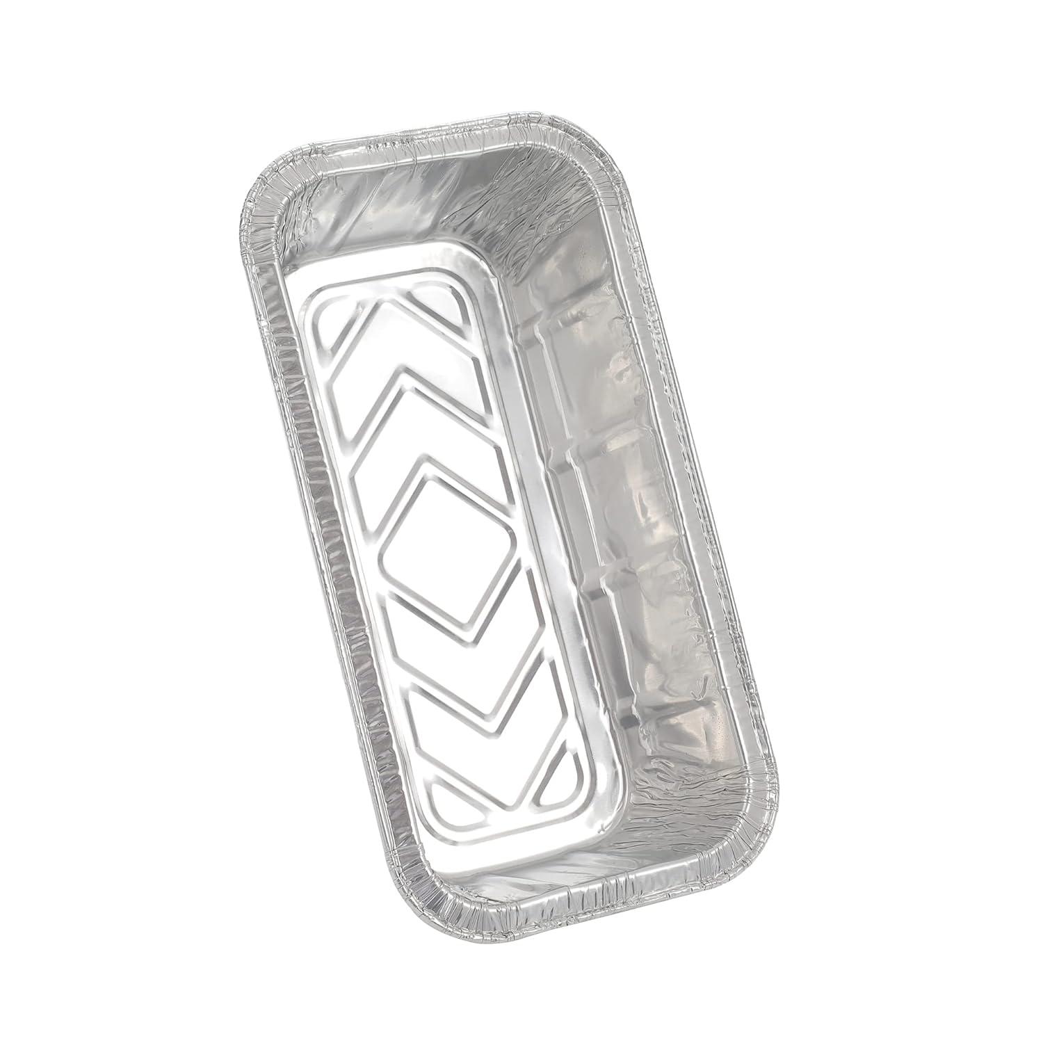 25 Pack of 2Lb Heavy Duty Disposable Aluminum Foil Loaf Pans - Premium Bread Tins for Baking - Stand Eco-Friendly & Versatile Bakeware Perfect for Oven Use