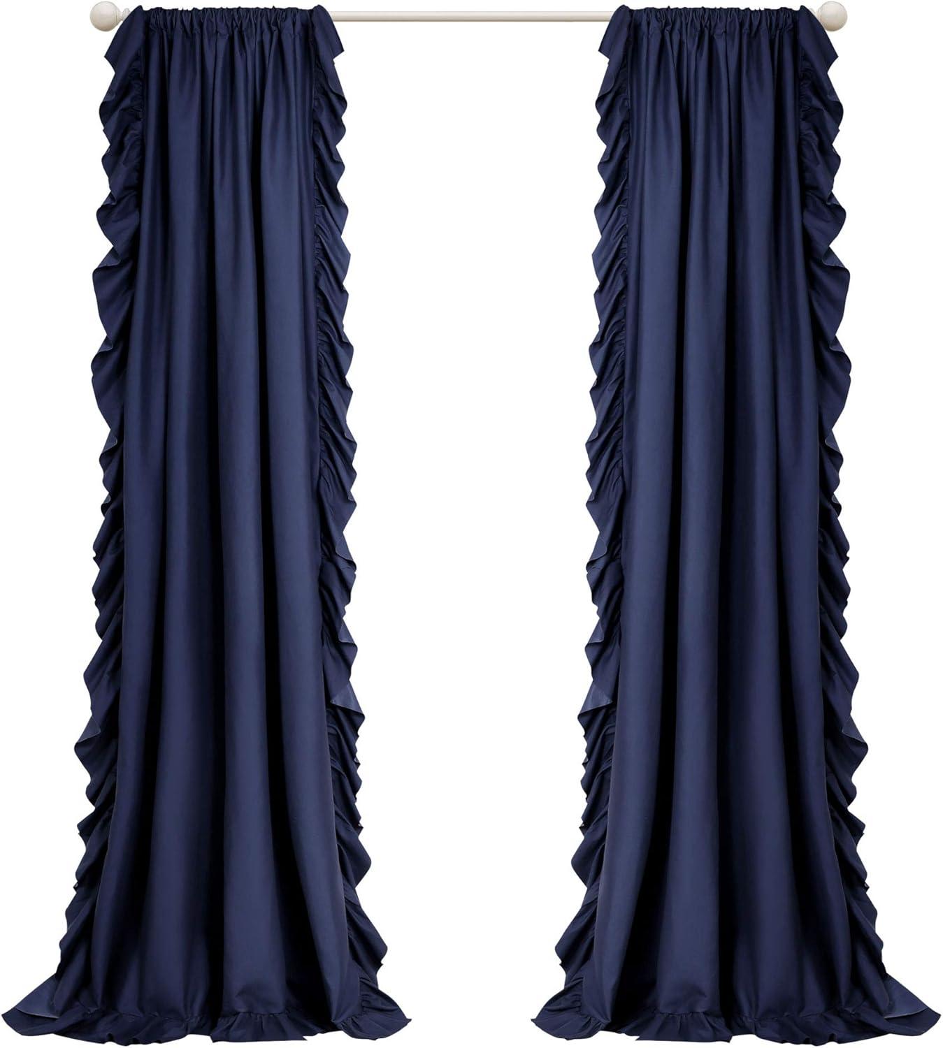 Reyna Polyester Semi Sheer Curtain Panel