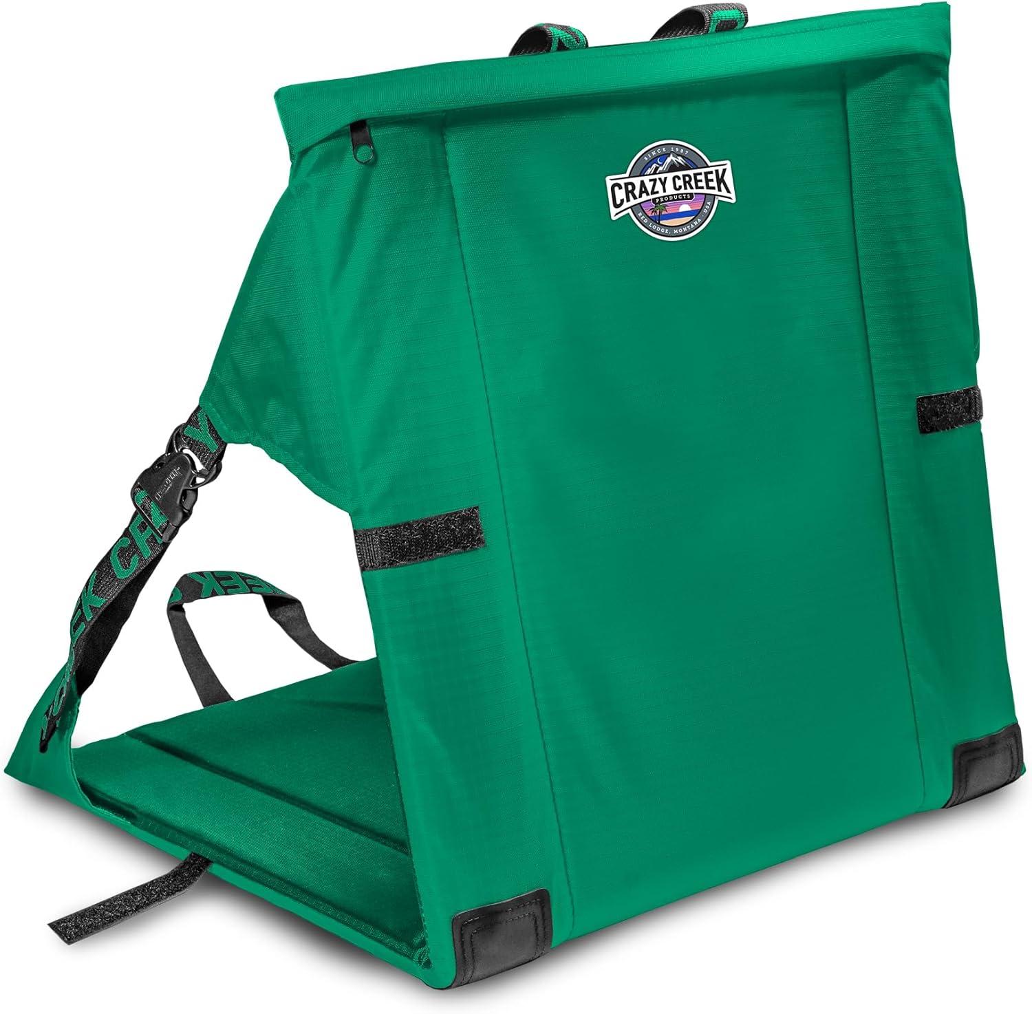 Crazy Creek Original Chair, Versatile and Water Proof, Green