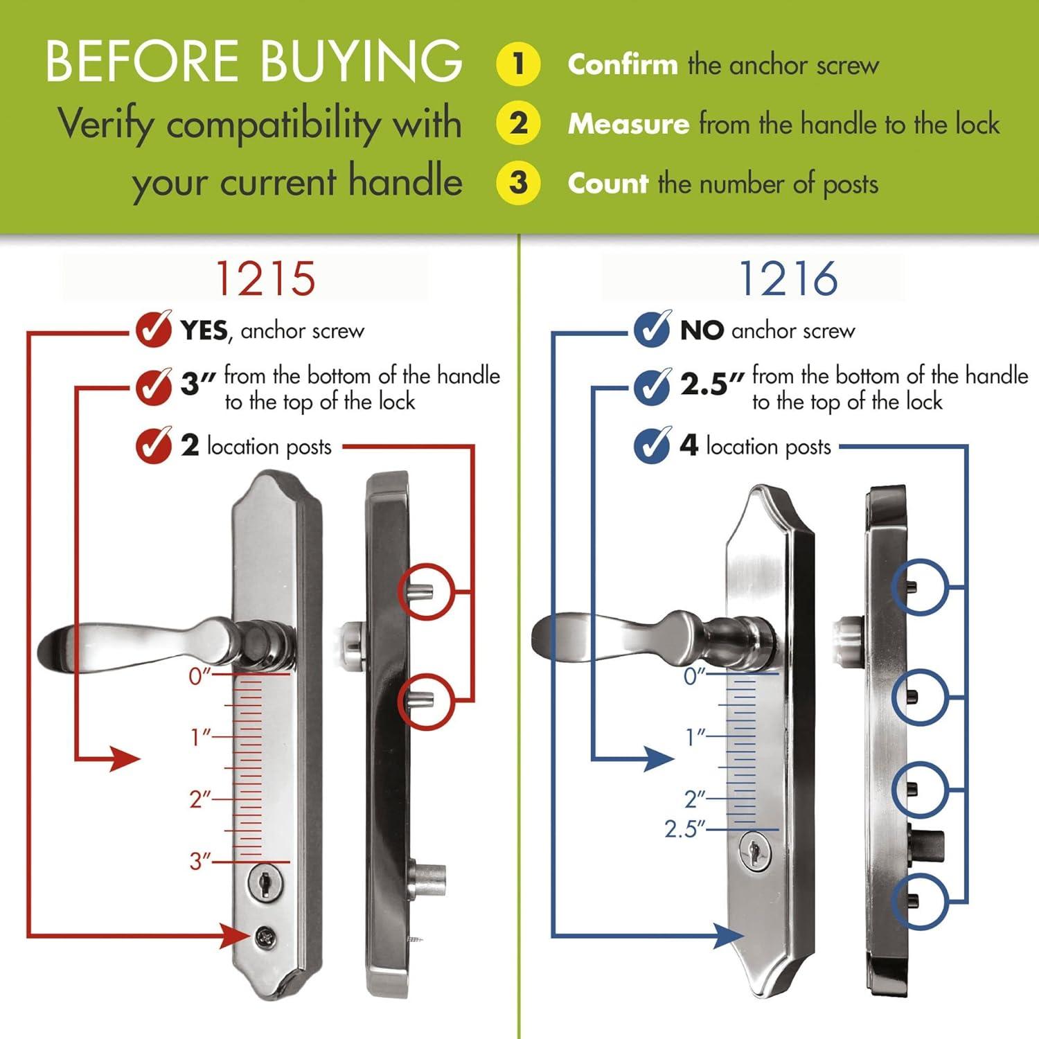 Matte Black Alloy Steel Door Lever with Key Lock