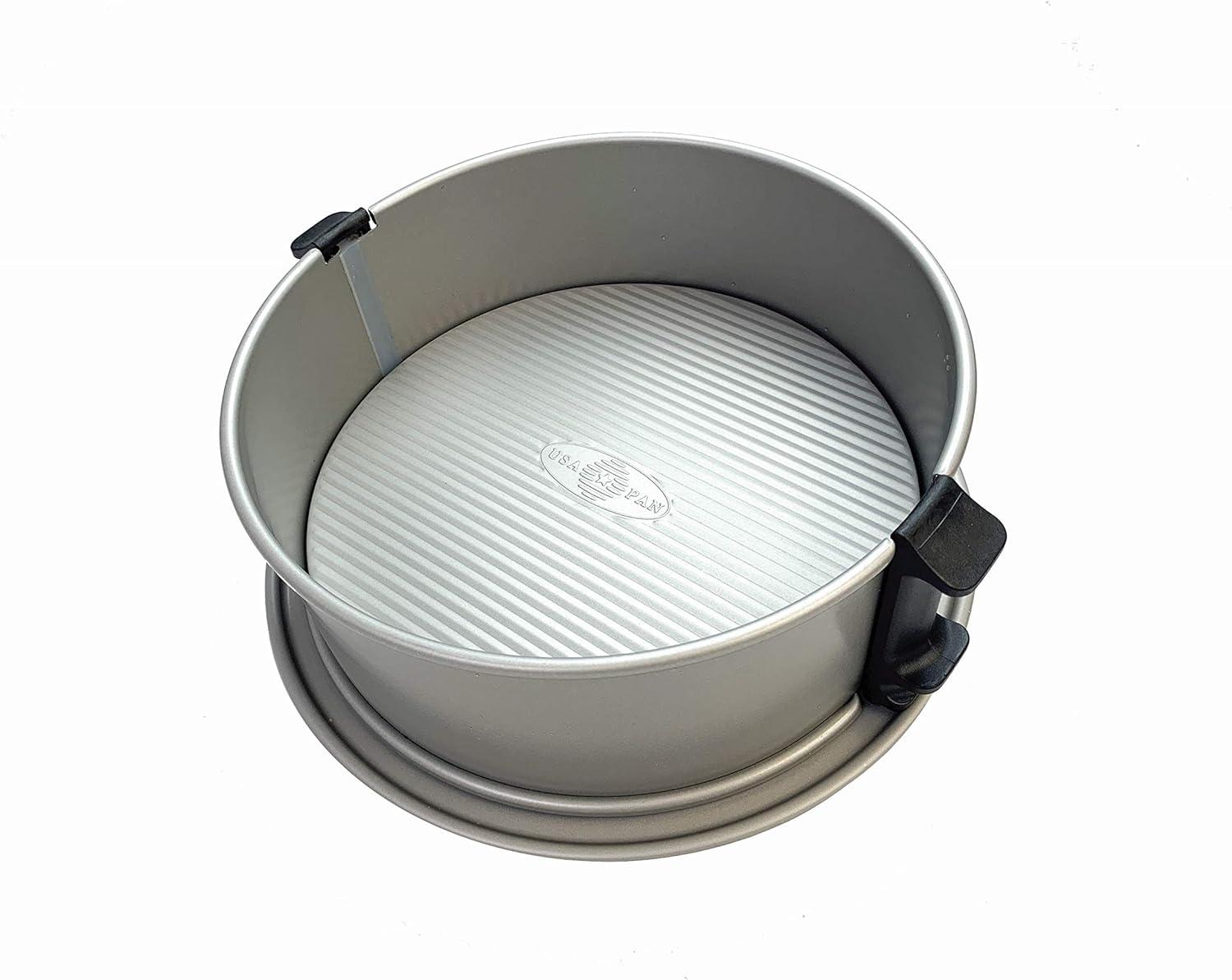 9-Inch Silver Non-Stick Steel Springform Pan