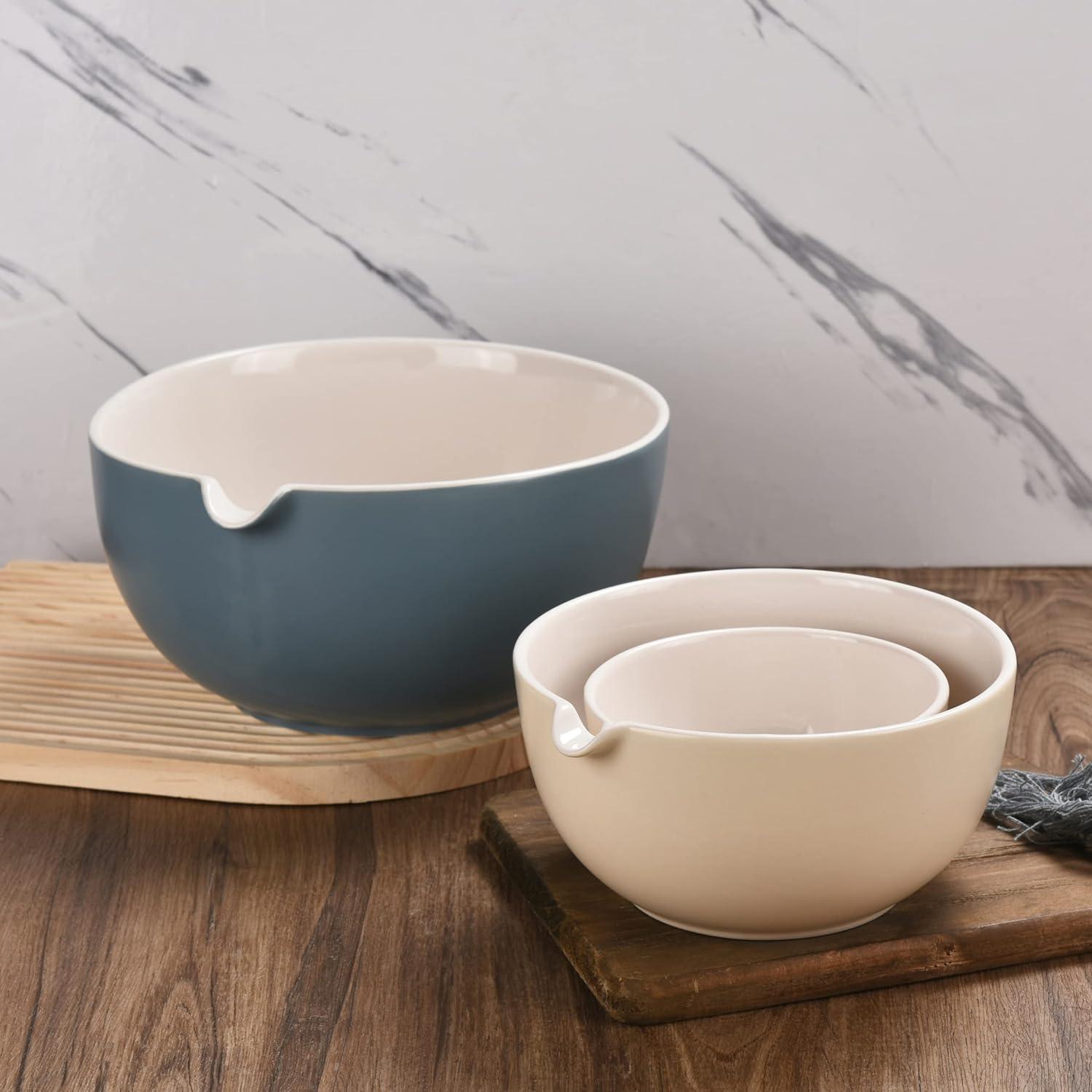 2lb Depot Prep Mixing Bowls- Set Of 3, Gray