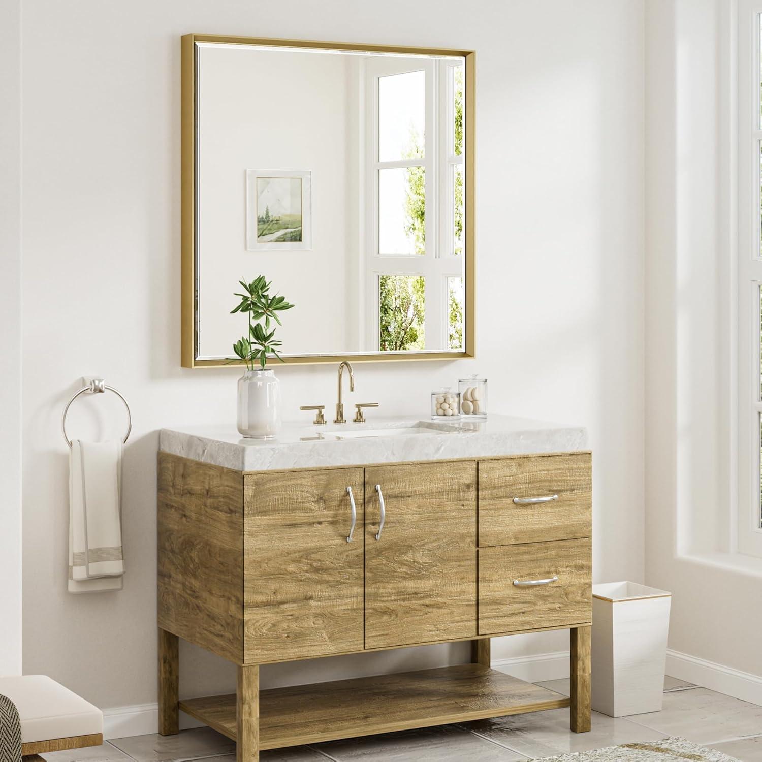 Latitude Run® Lohoski Decorative Wall Mirror Beveled Design, Bathroom Vanity Mirror Accent Mirror Finish & Reviews | Wayfair